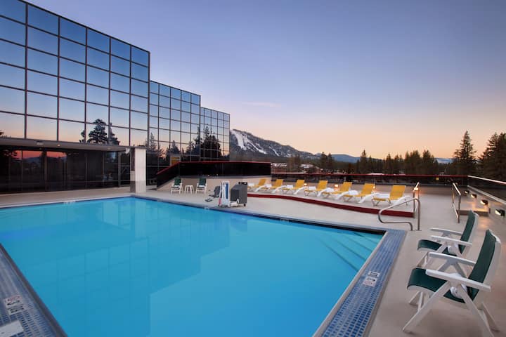 Pool at the Caesars Republic Lake Tahoe in Stateline, Nevada