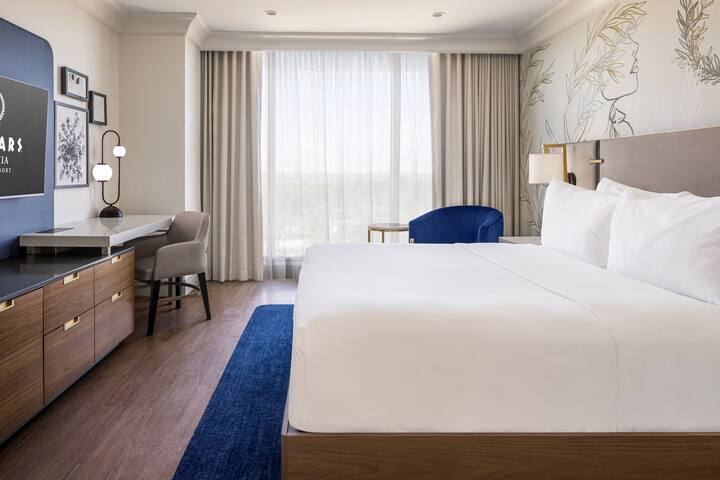 Guest room at the Caesars Virginia in Danville, Virginia