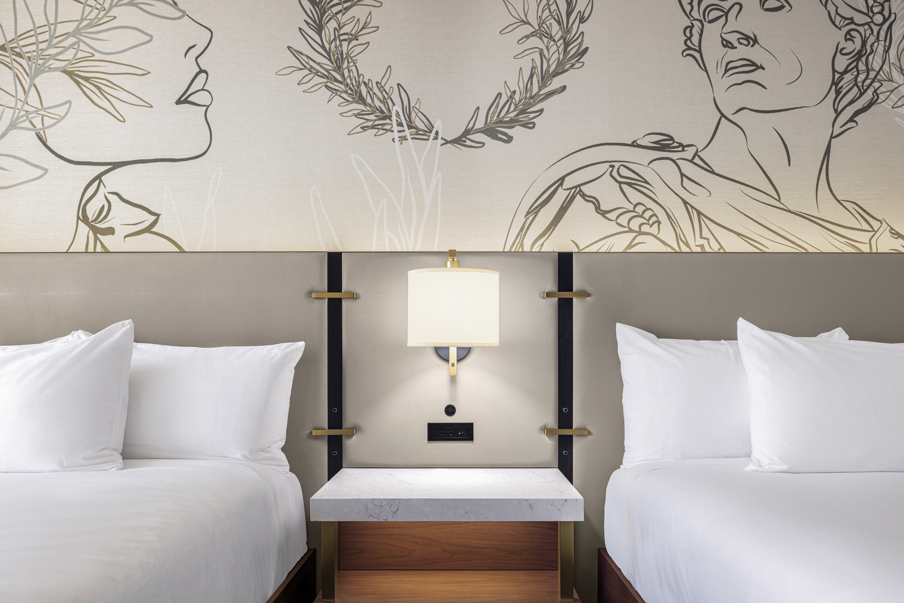 Guest room at the Caesars Virginia in Danville, Virginia