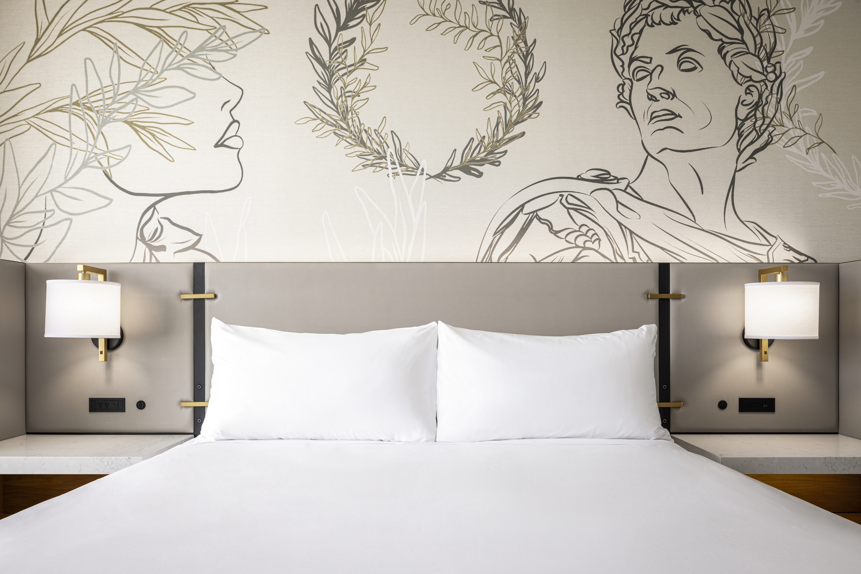 Guest room at the Caesars Virginia in Danville, Virginia