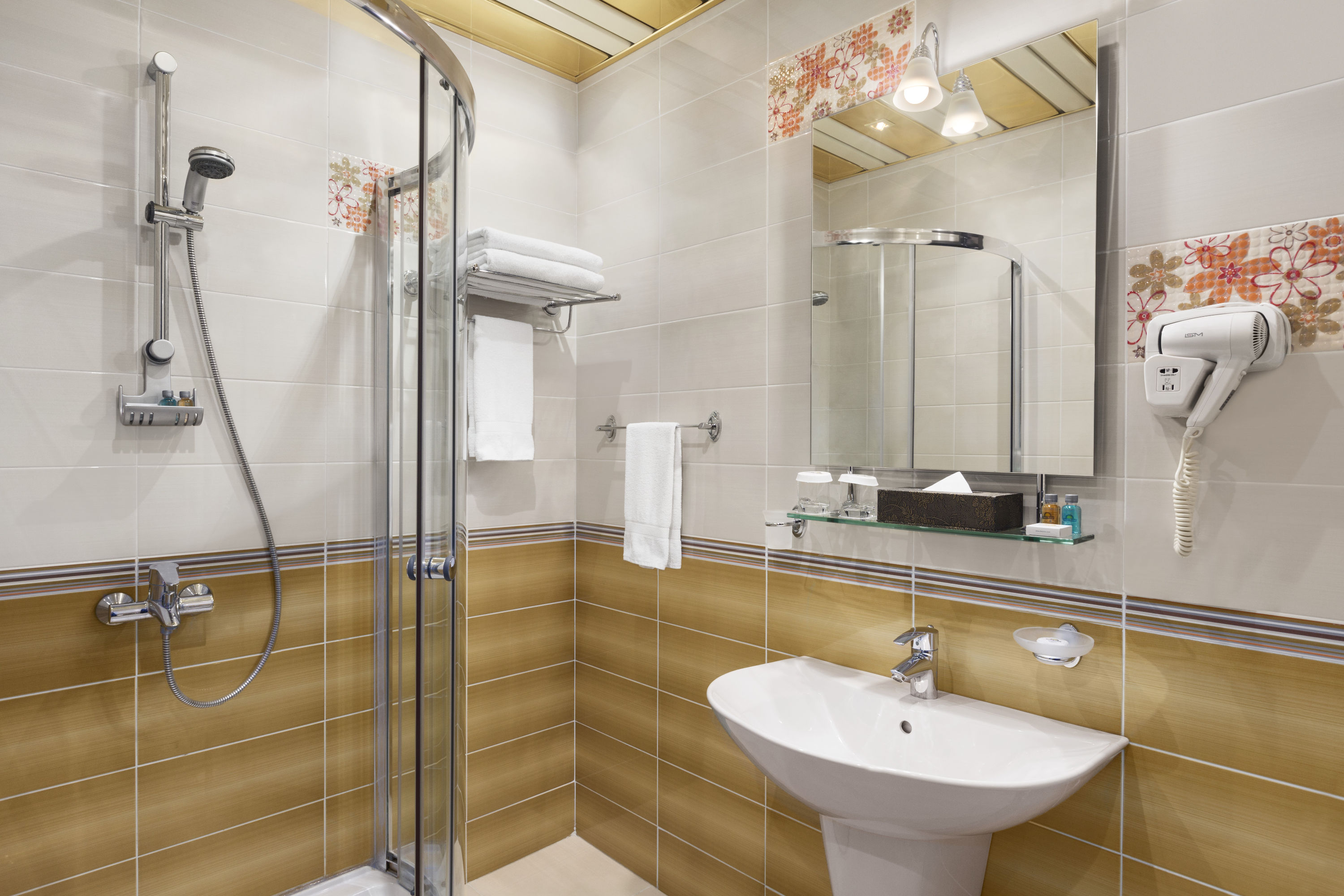 Guest room bath at the Days Hotel by Wyndham Baku in Baku, Other than US/Canada