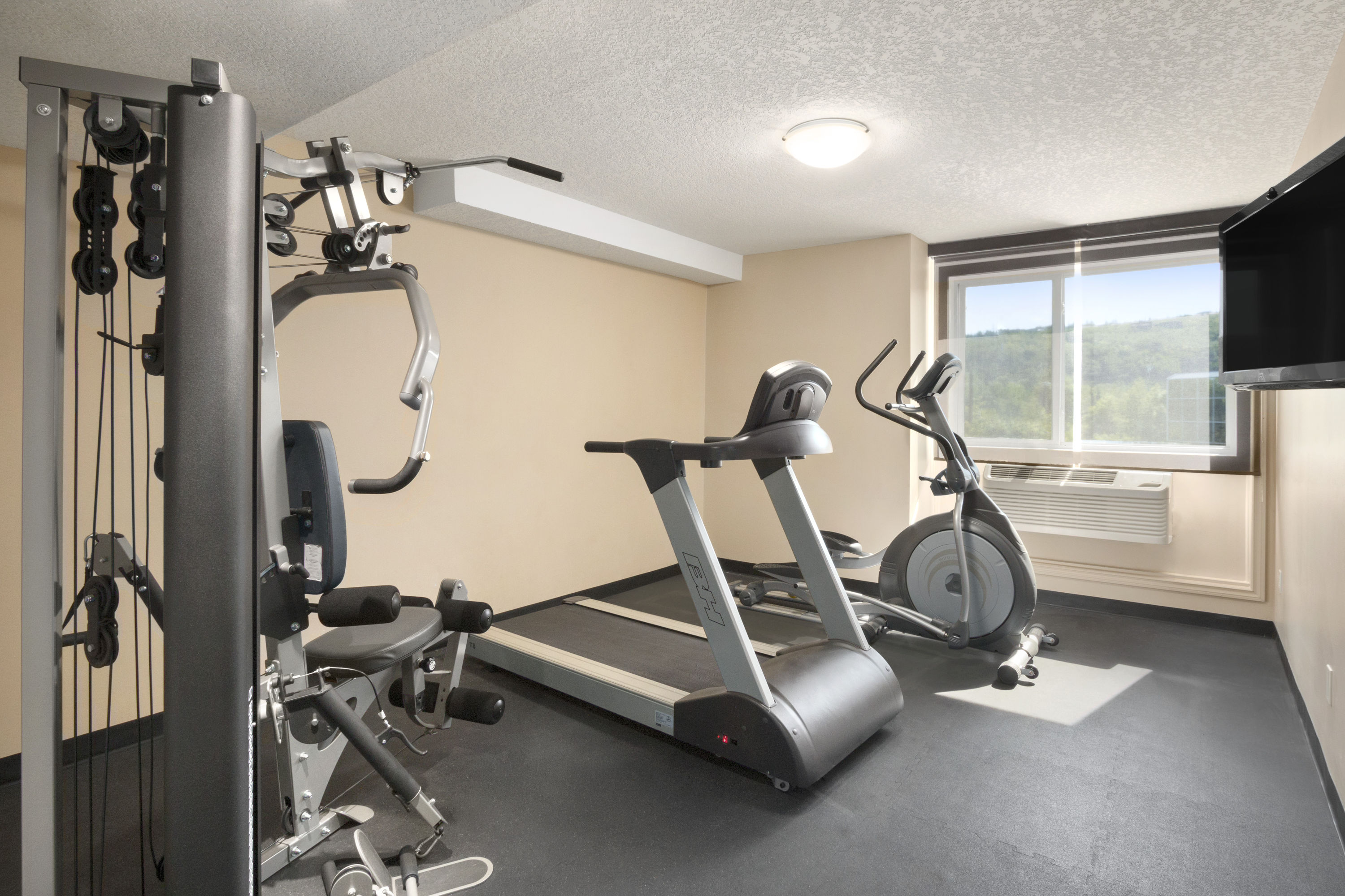 Health club at Days Inn by Wyndham Calgary Northwest in Calgary, Alberta
