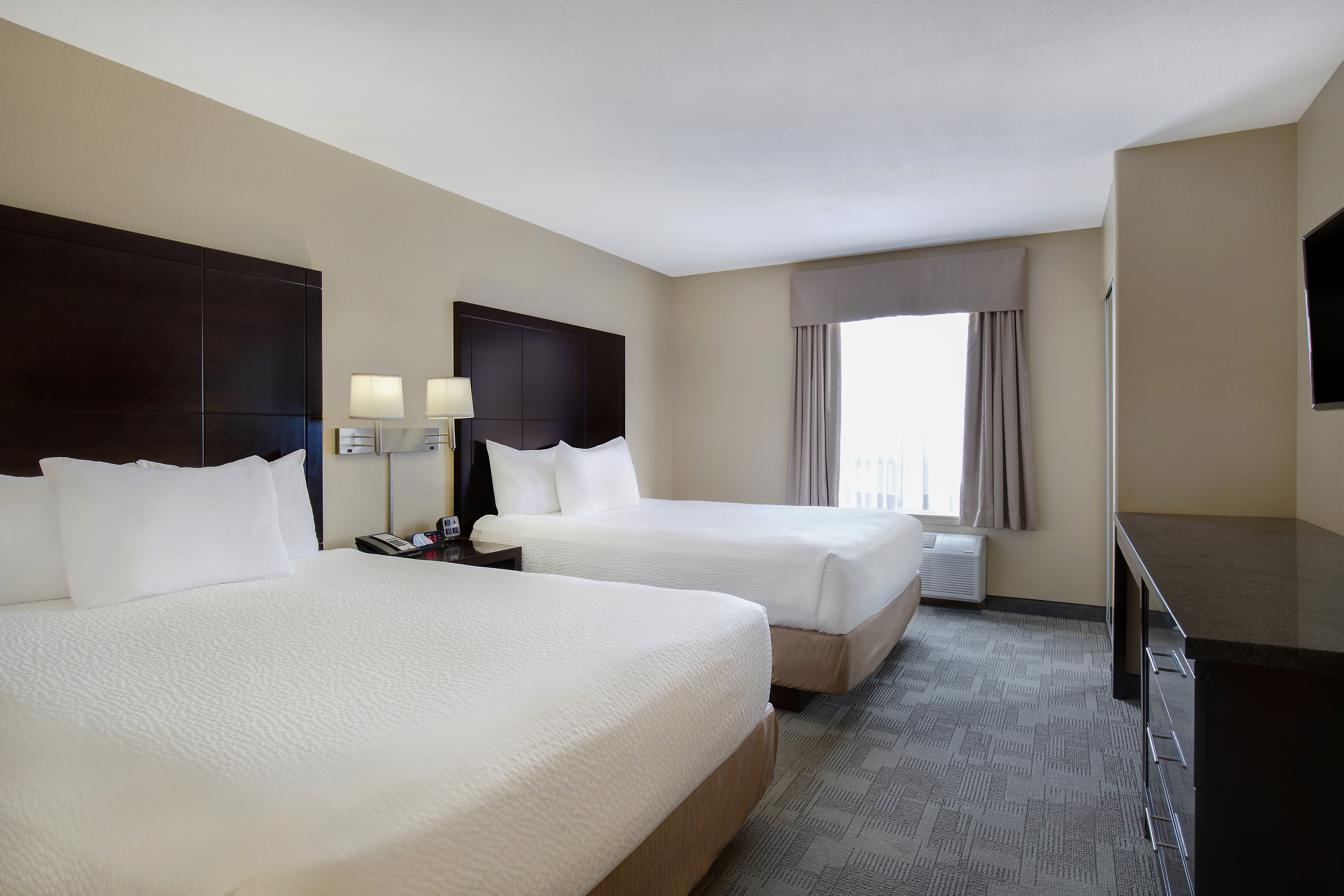 Guest room at the Days Inn by Wyndham Medicine Hat in Medicine Hat, Alberta
