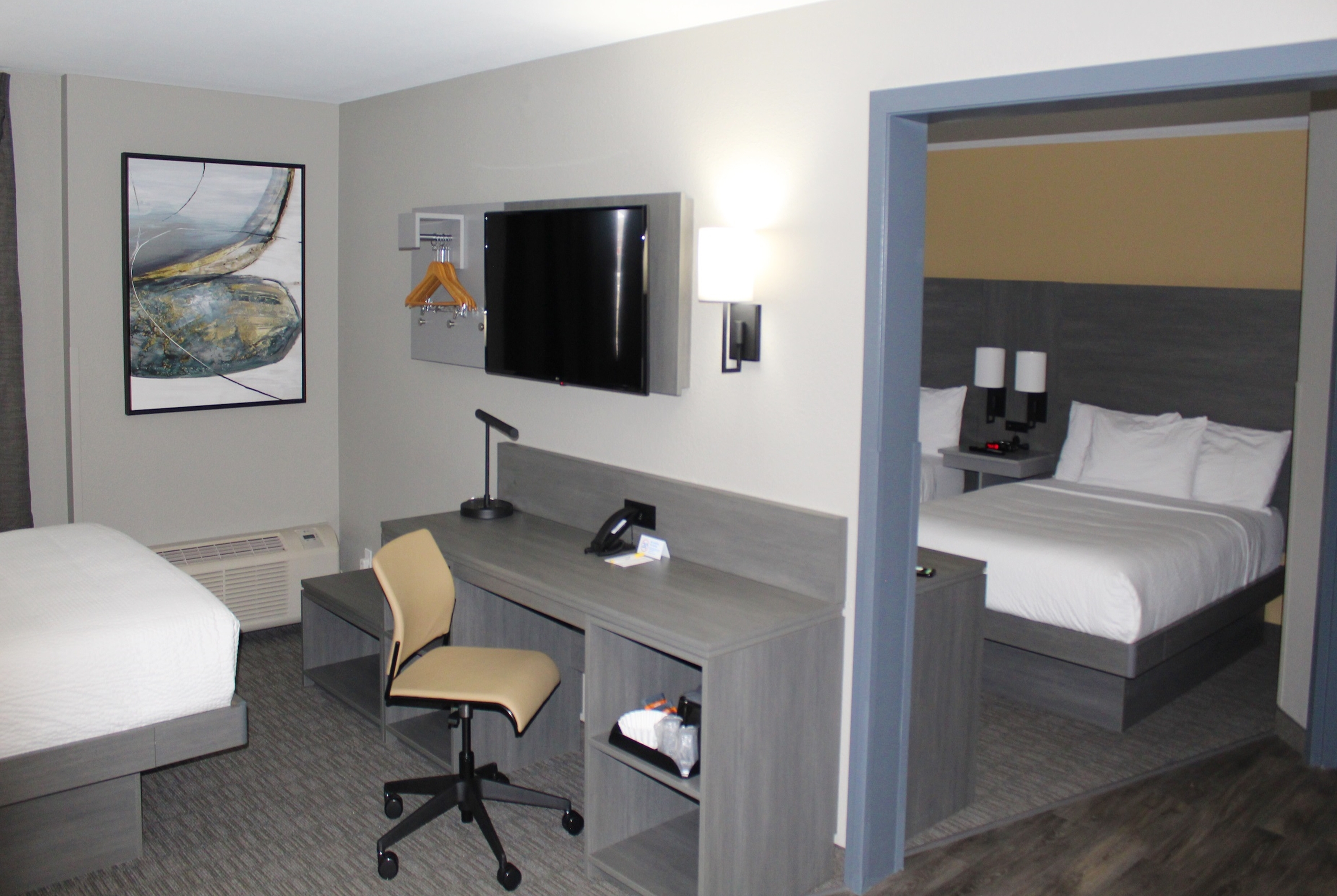Guest room at the Days Inn by Wyndham Stony Plain in Stony Plain, Alberta