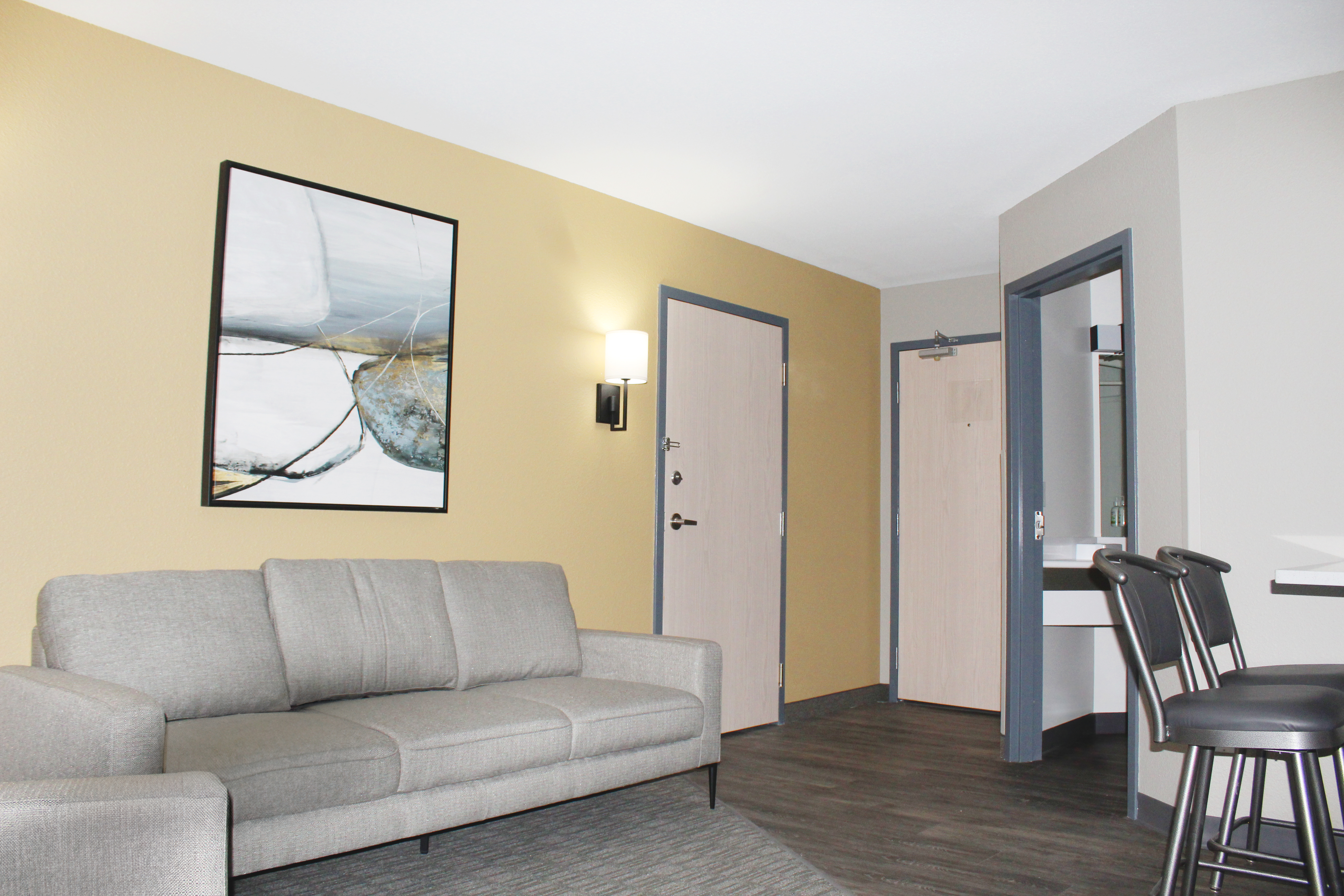 Guest room at the Days Inn by Wyndham Stony Plain in Stony Plain, Alberta