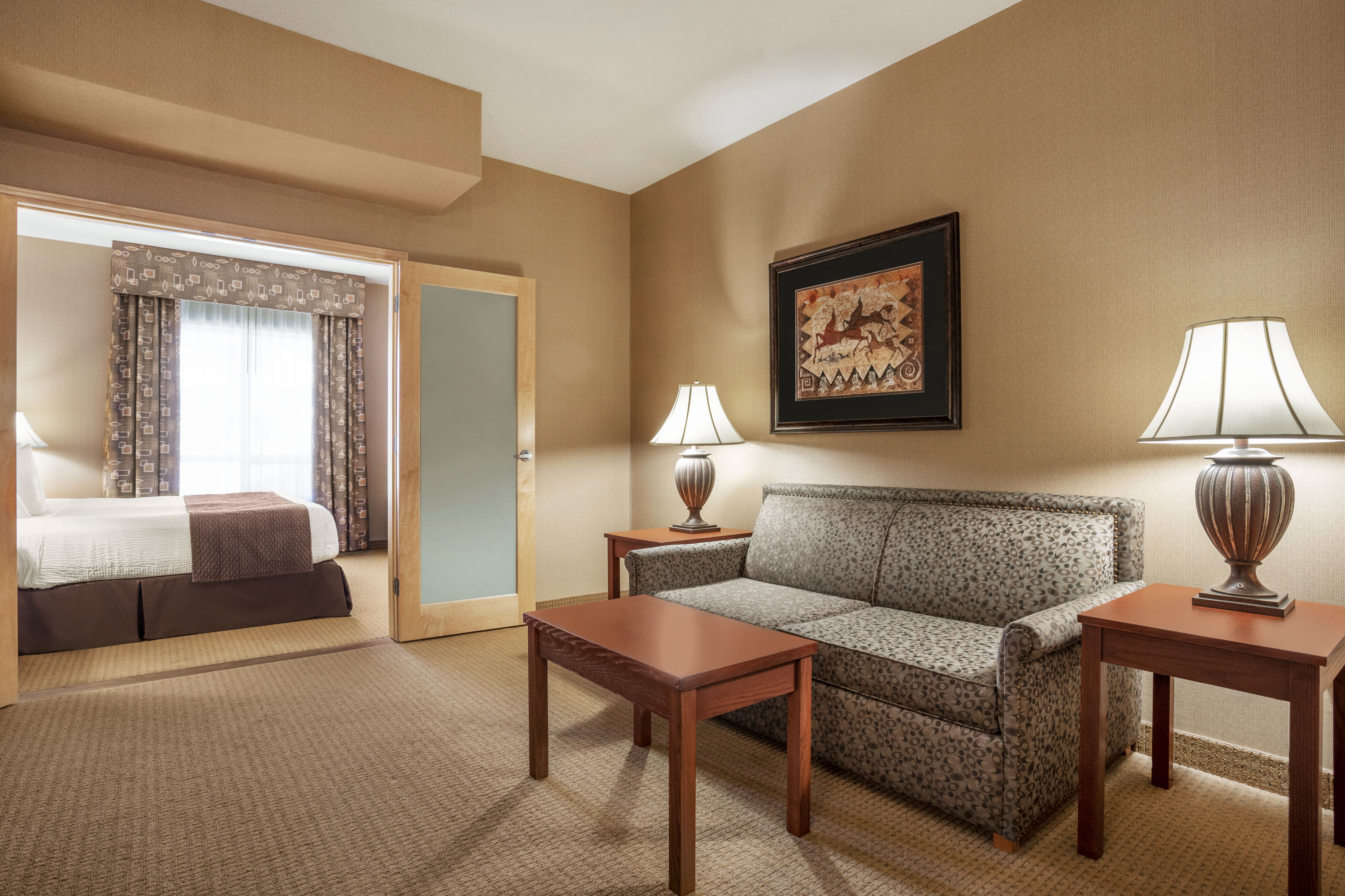 Days Inn & Suites by Wyndham Strathmore suite in Strathmore, Alberta