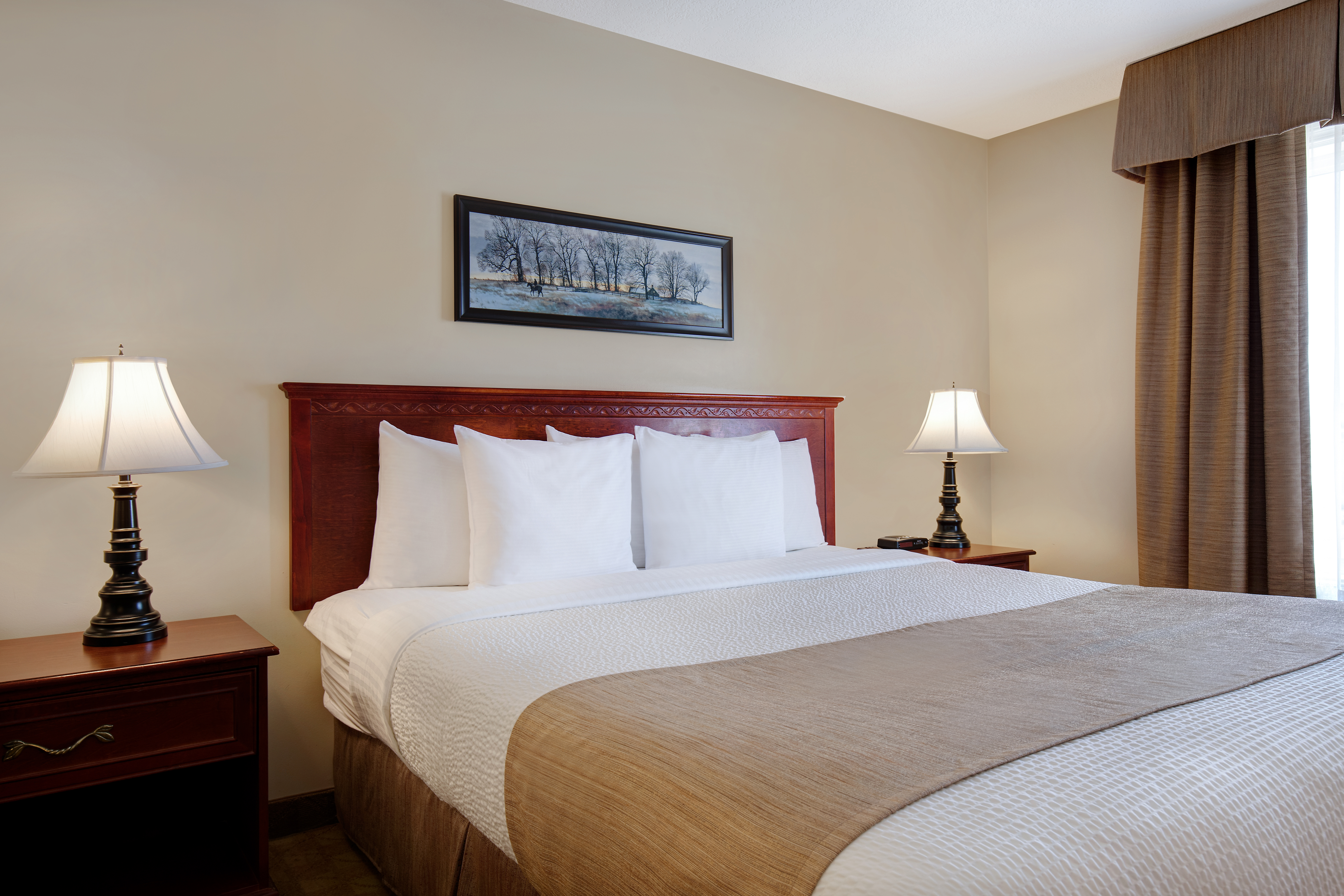 Guest room at the Days Inn by Wyndham Dawson Creek in Dawson Creek, British Columbia