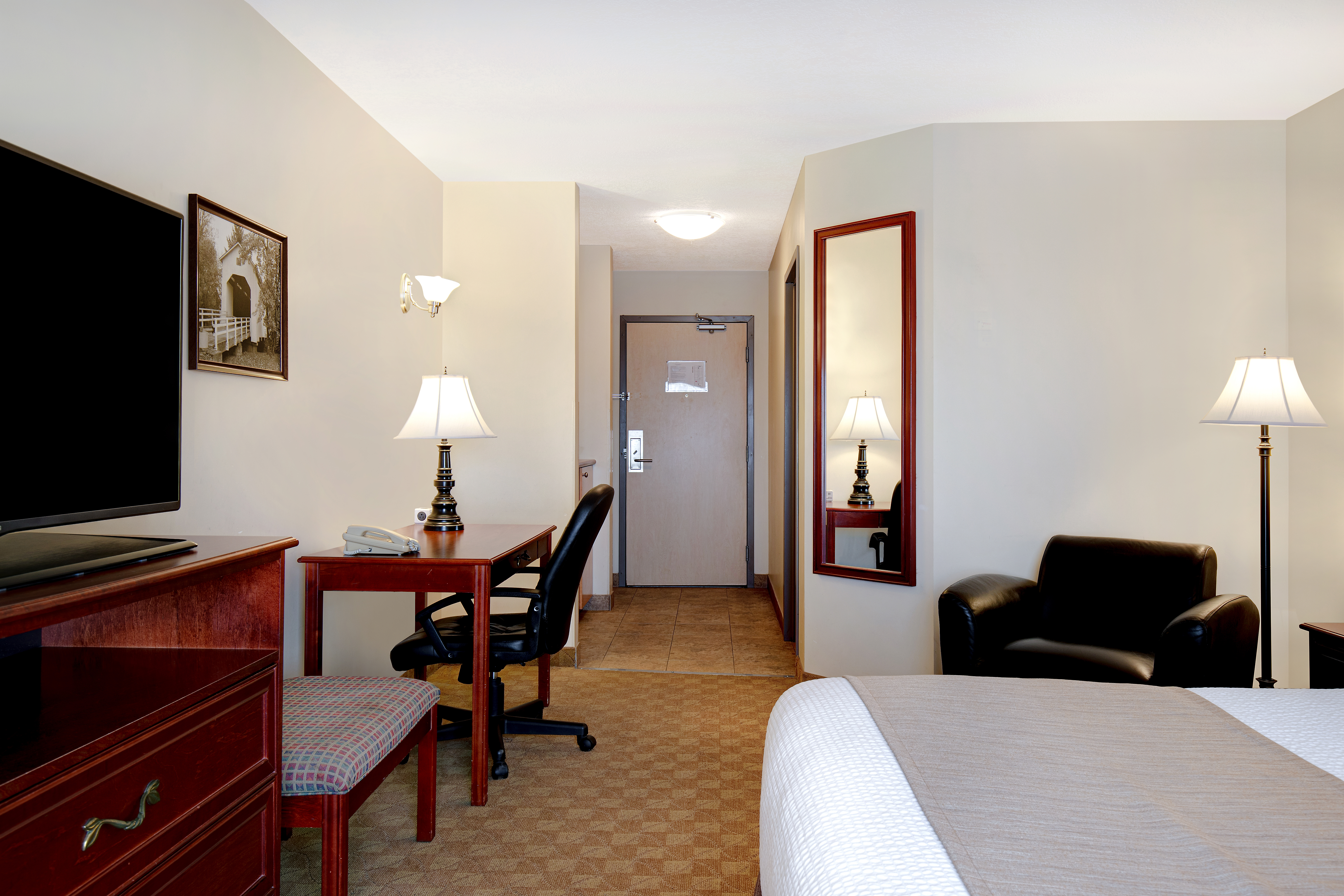 Guest room at the Days Inn by Wyndham Dawson Creek in Dawson Creek, British Columbia