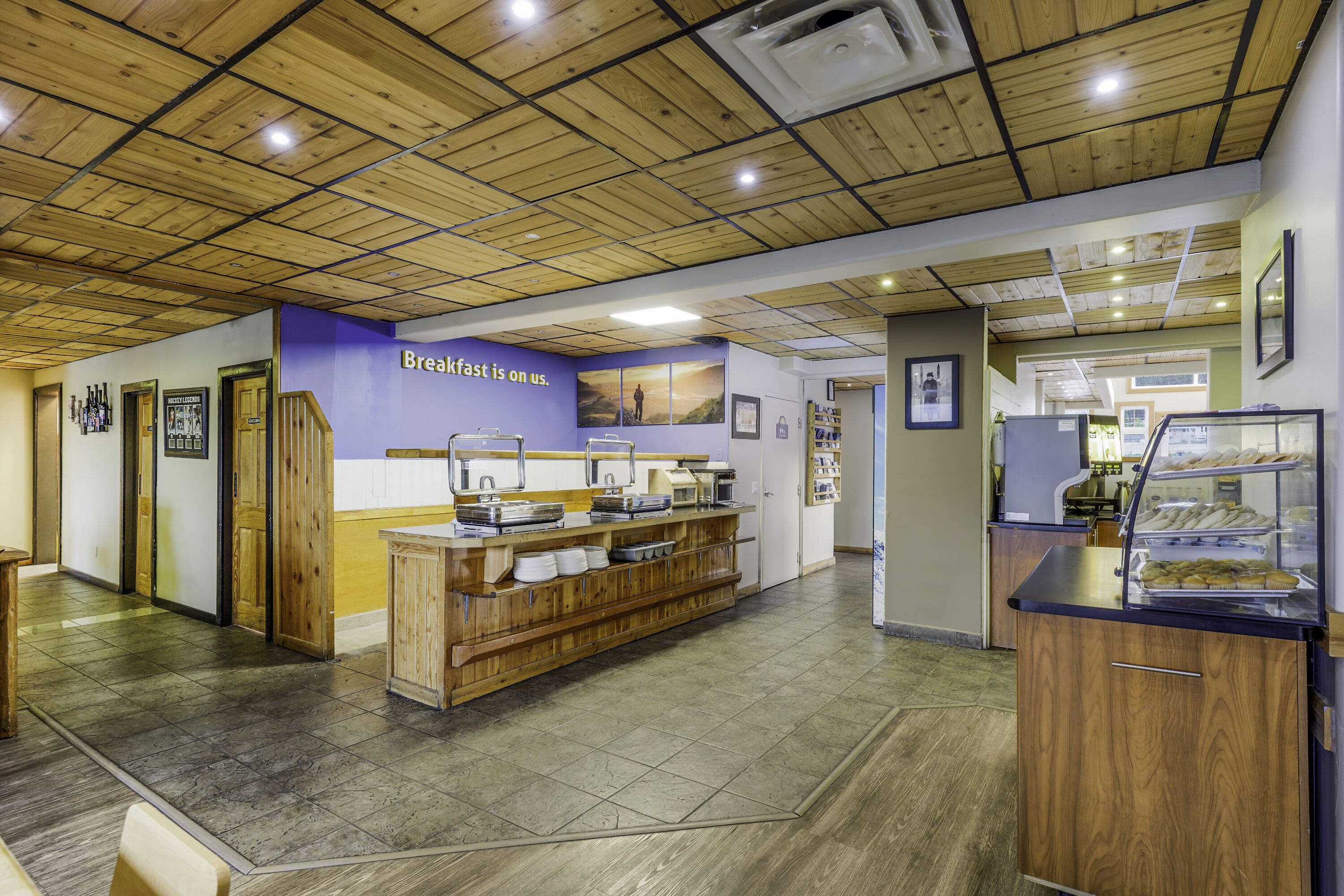 Days Inn by Wyndham Golden restaurant breakfast area close up in Golden, British Columbia