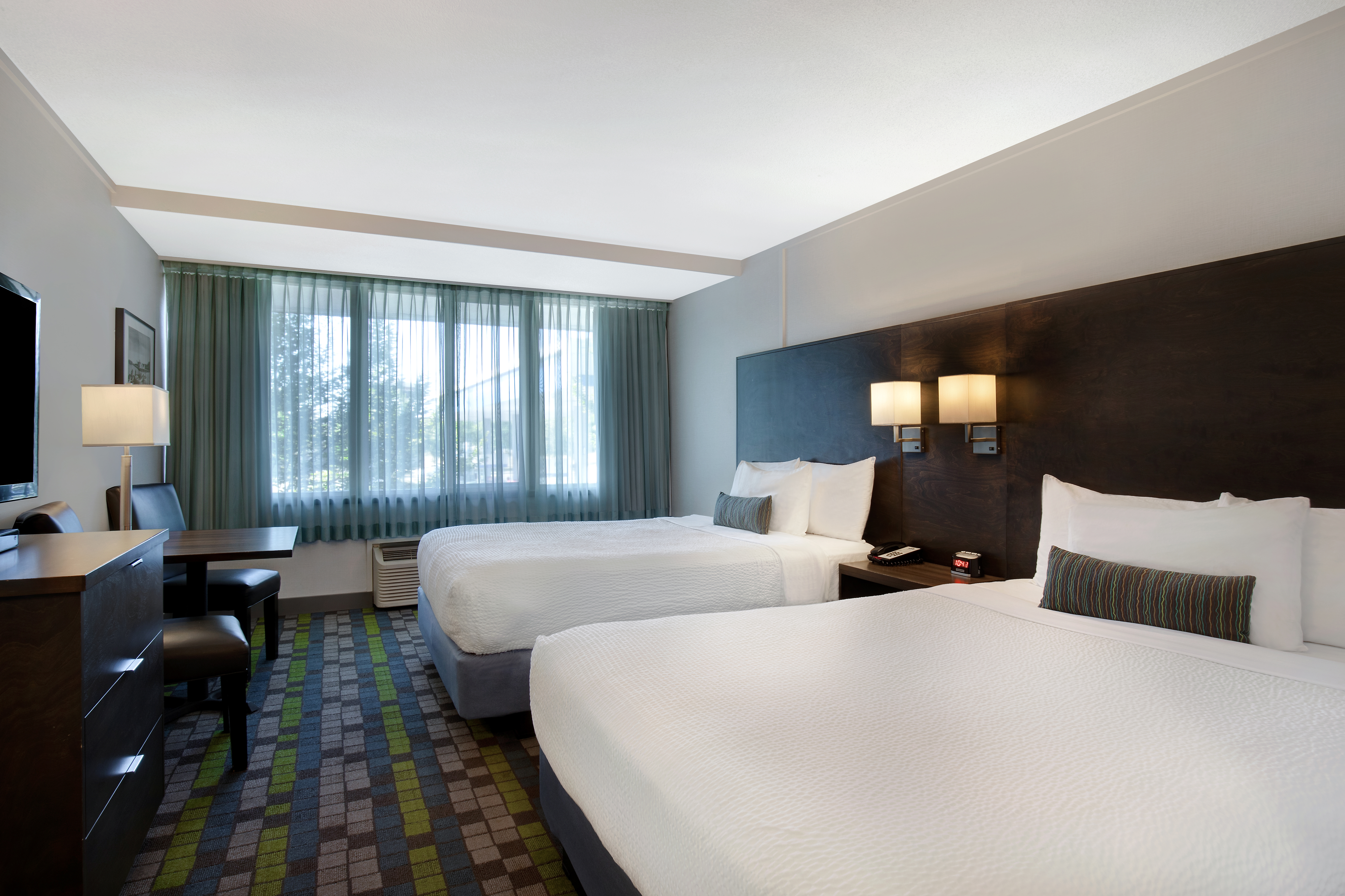 Guest room at the Days Inn by Wyndham Victoria Airport Sidney in Sidney, British Columbia