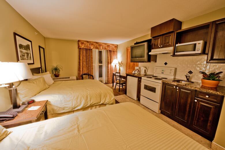 Guest room at the Days Inn Surrey in Surrey, British Columbia