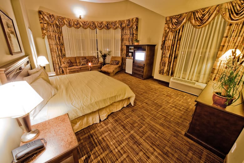Guest room at the Days Inn Surrey in Surrey, British Columbia