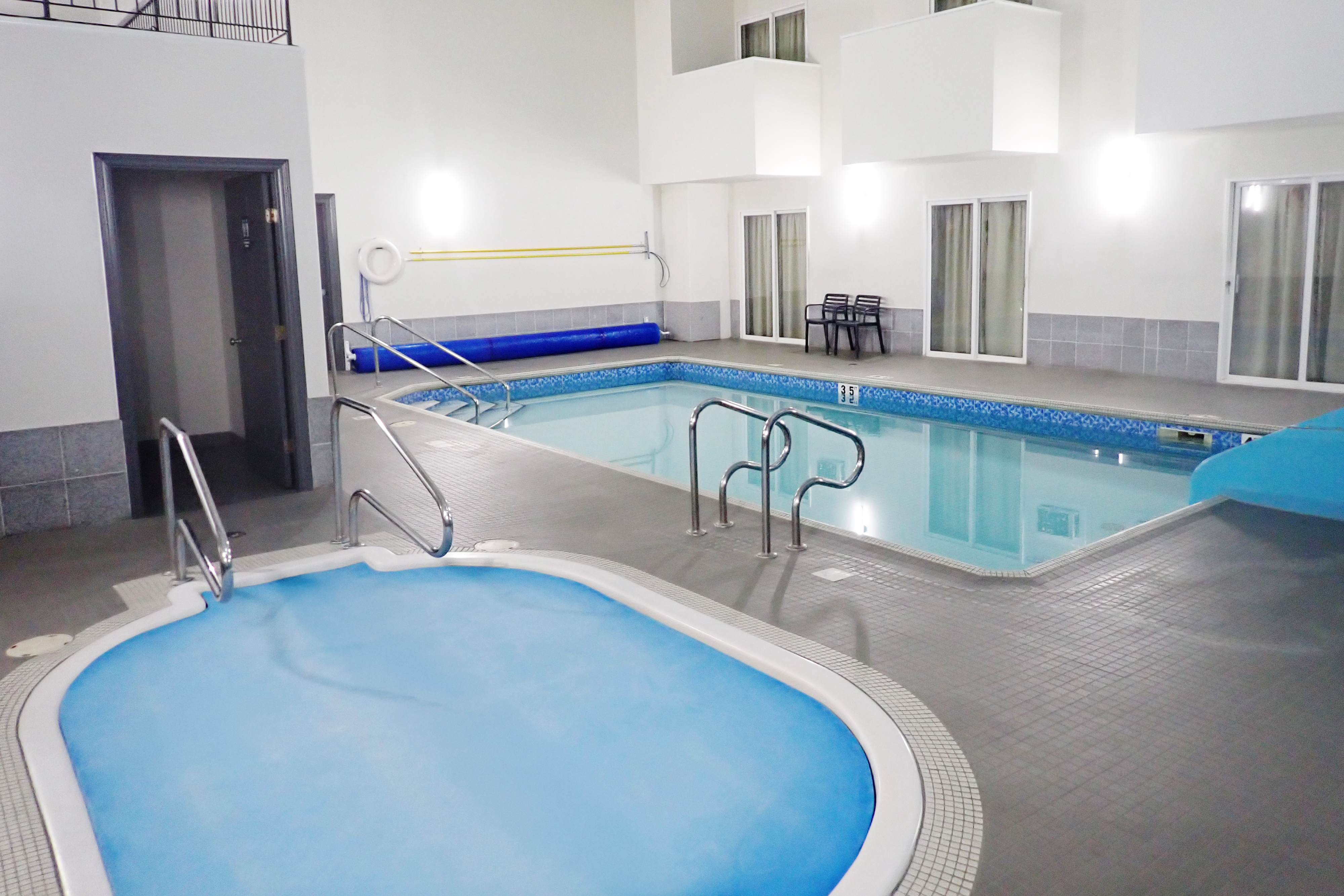 Indoor pool at the Days Inn by Wyndham Valemount in Valemount, British Columbia