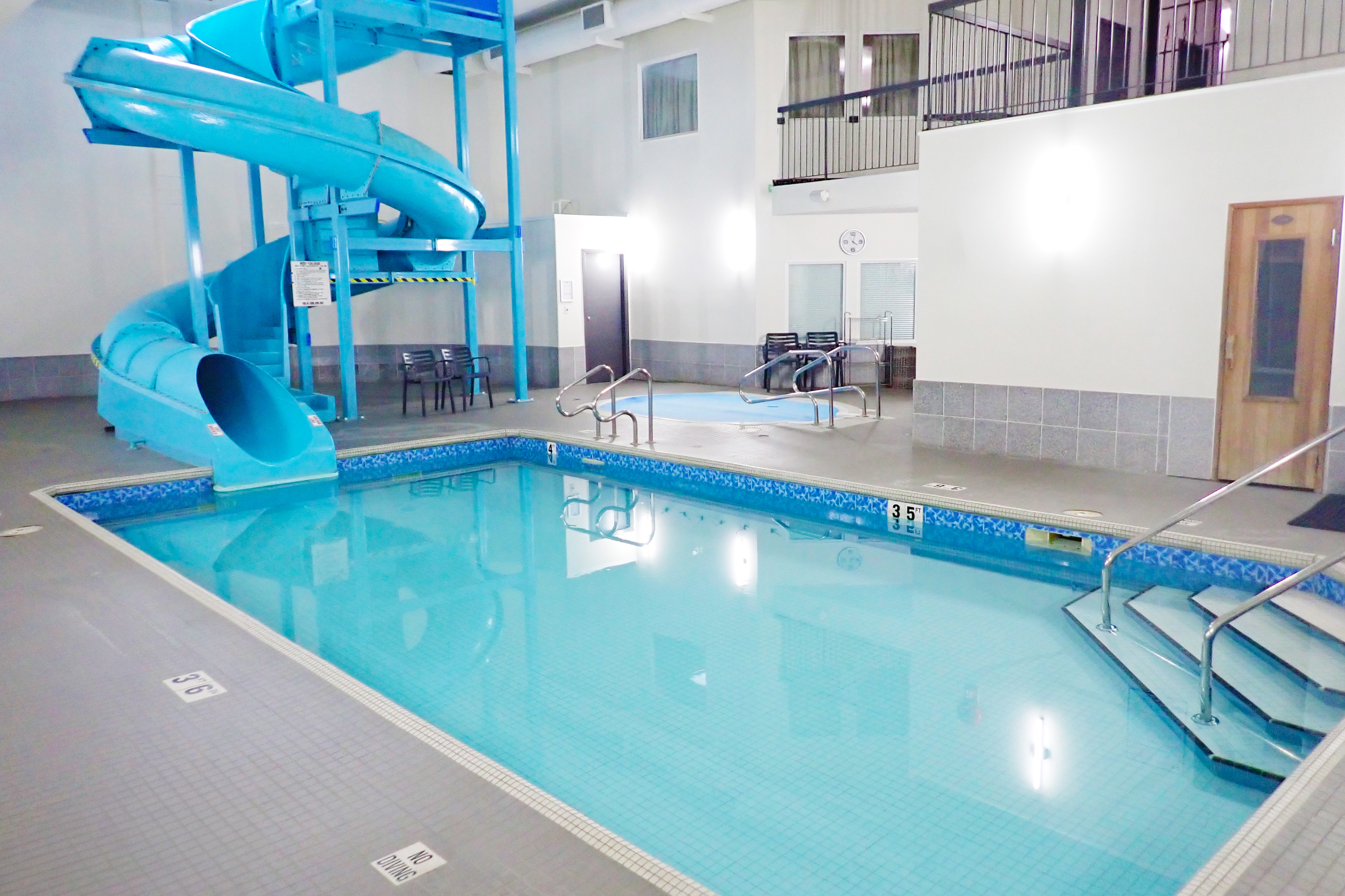 Indoor pool at the Days Inn by Wyndham Valemount in Valemount, British Columbia