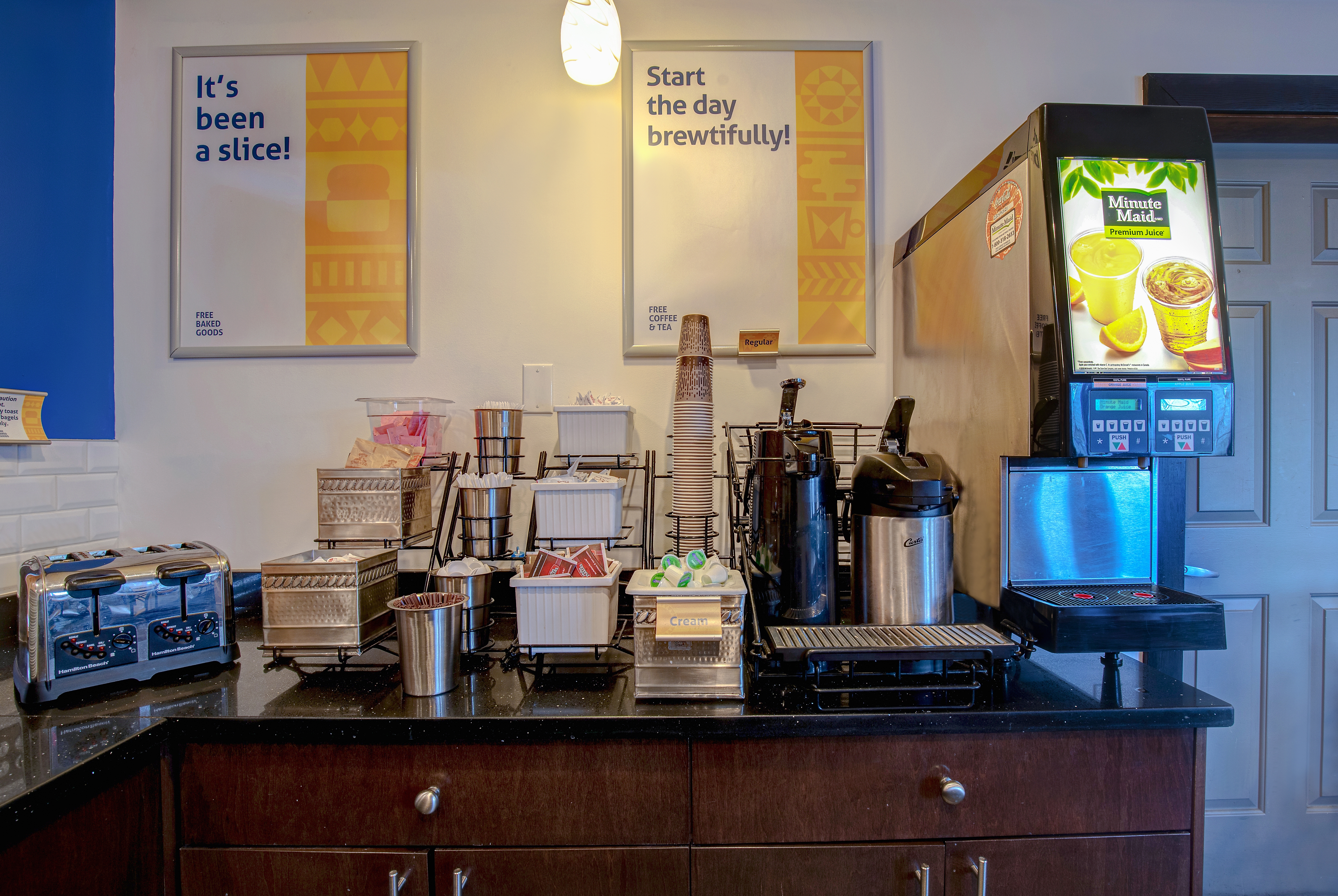 Free breakfast at Days Inn by Wyndham Vernon in Vernon, British Columbia