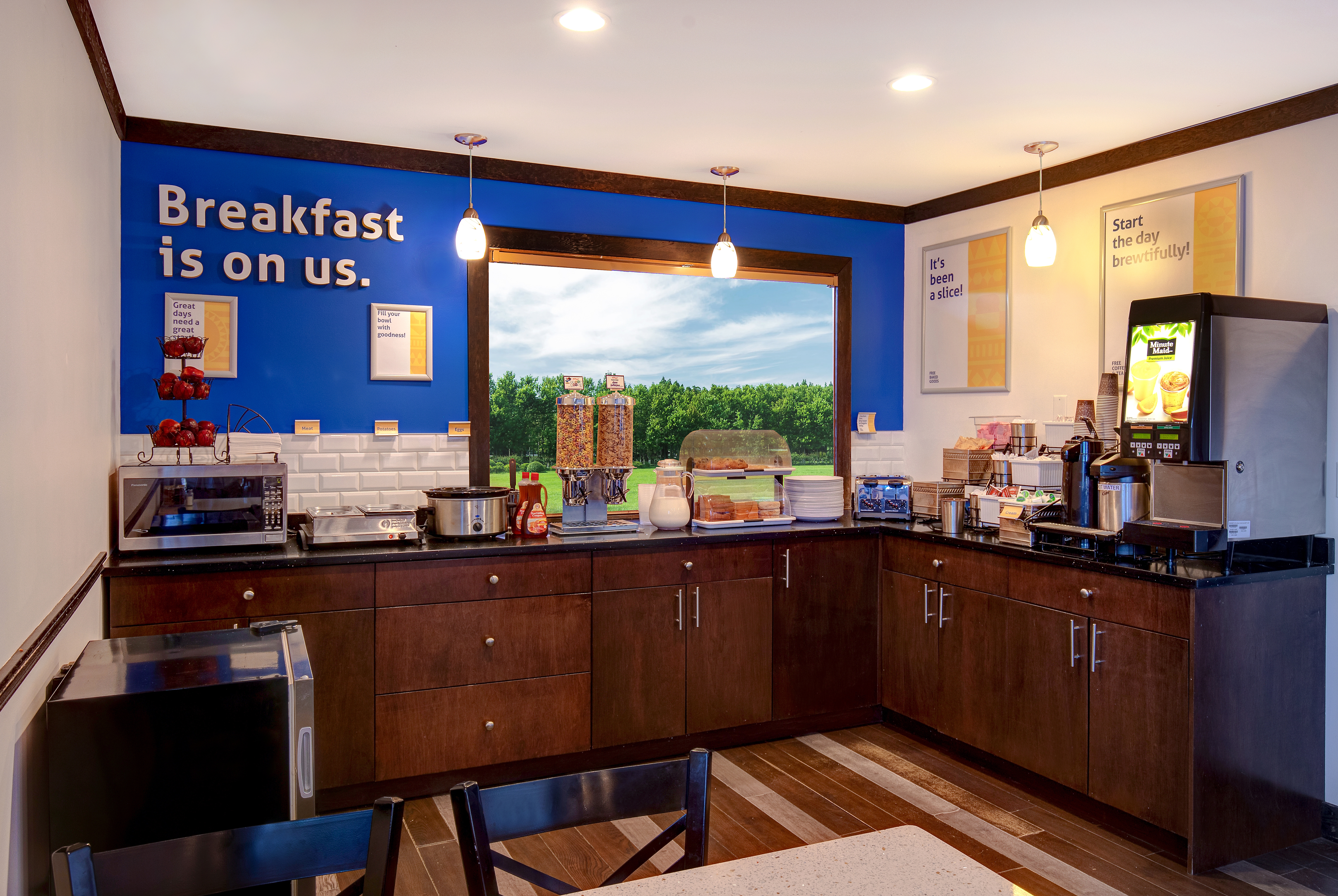 Free breakfast at Days Inn by Wyndham Vernon in Vernon, British Columbia