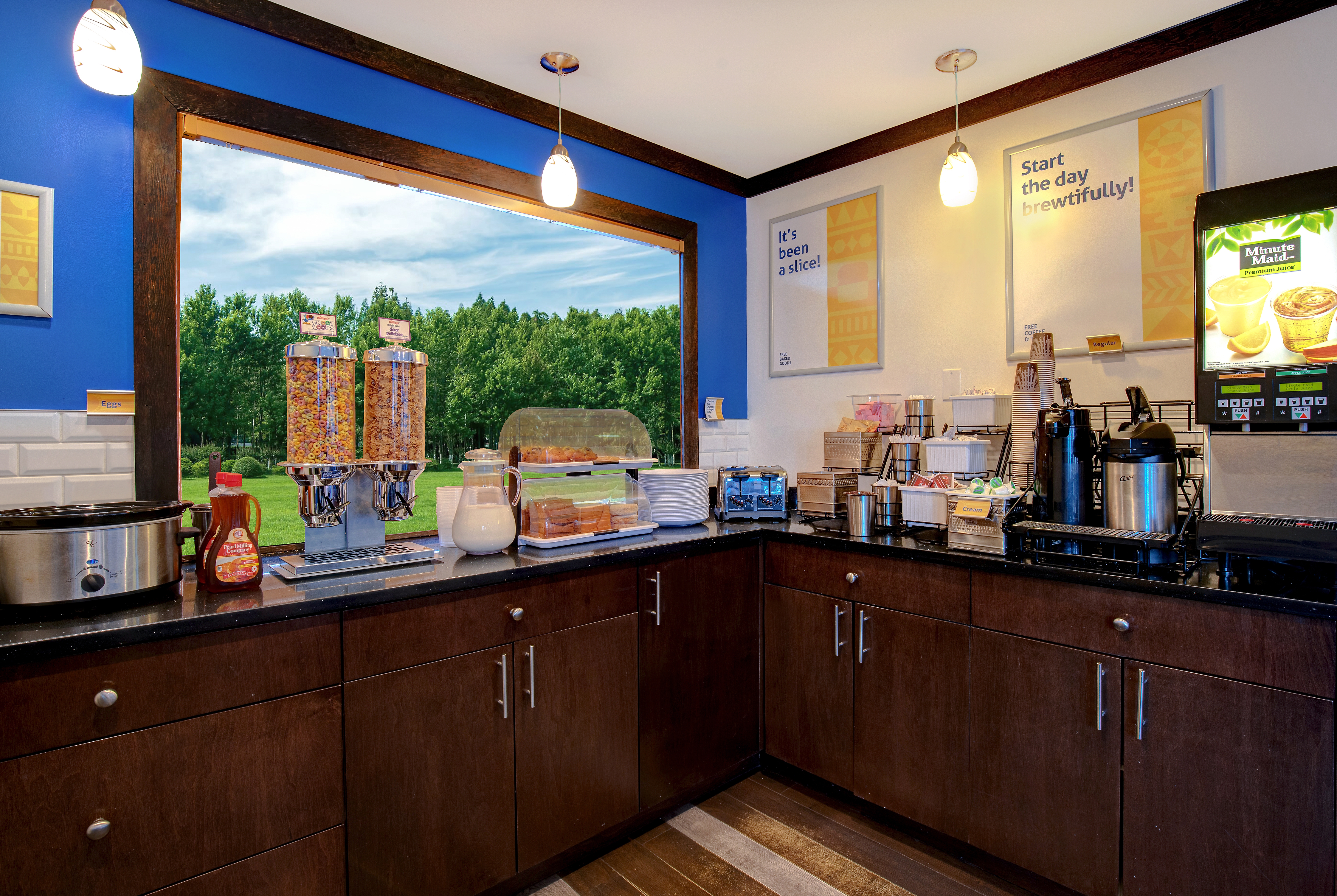 Free breakfast at Days Inn by Wyndham Vernon in Vernon, British Columbia