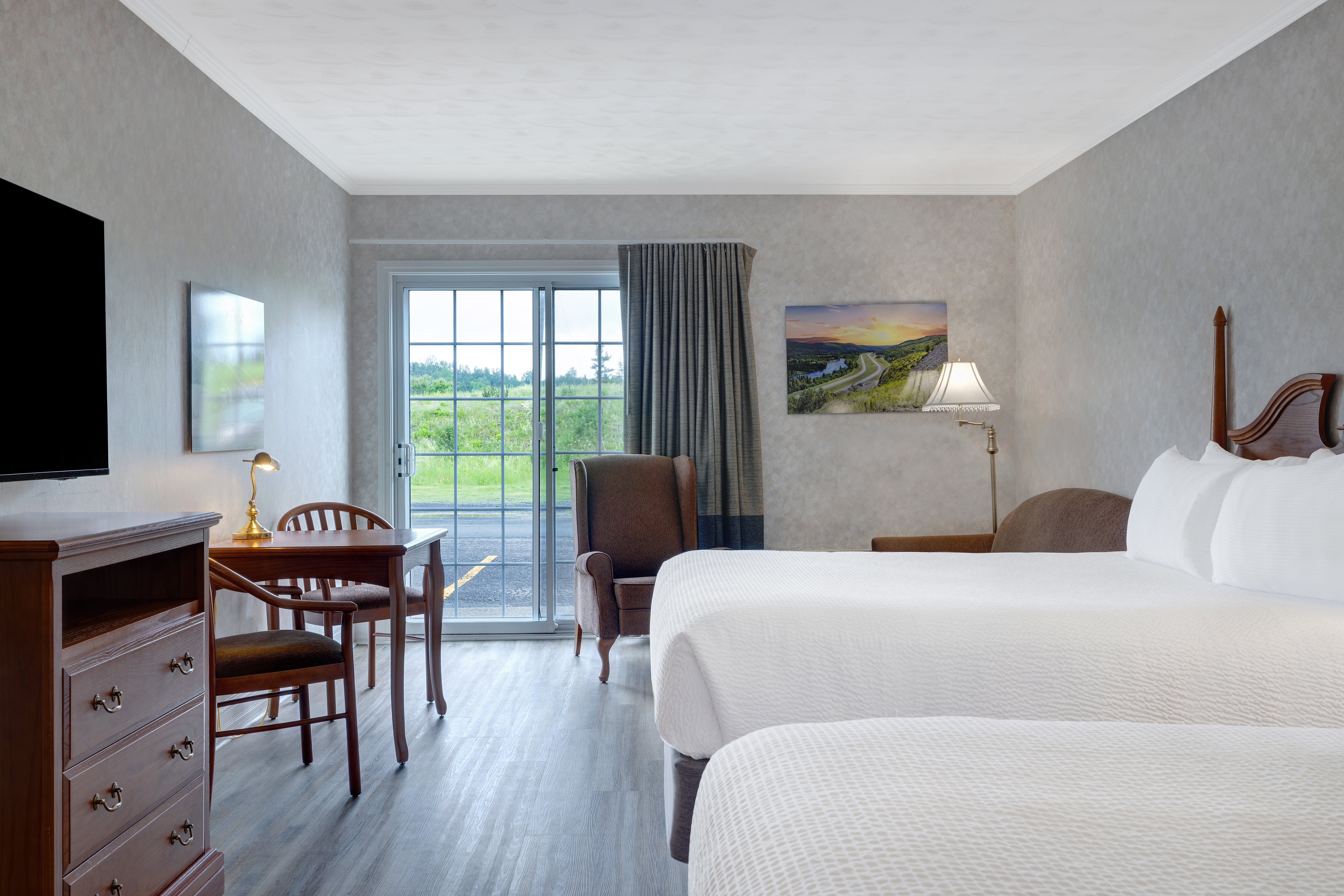 Guest room at the Days Inn by Wyndham Edmundston in Edmundston, New Brunswick