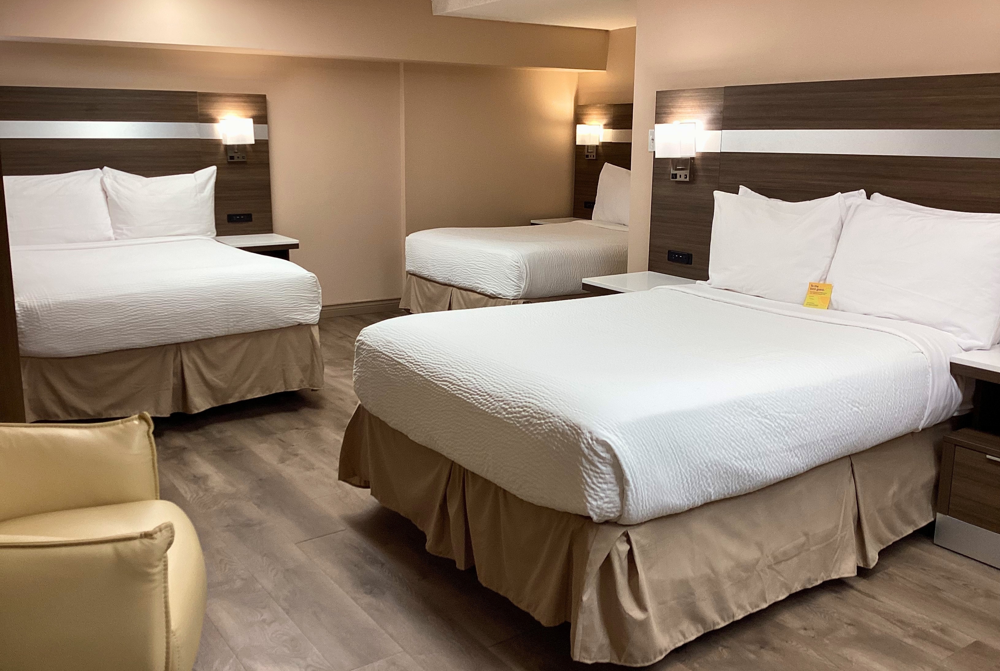 Guest room at the Days Inn by Wyndham Fredericton in Fredericton, New Brunswick