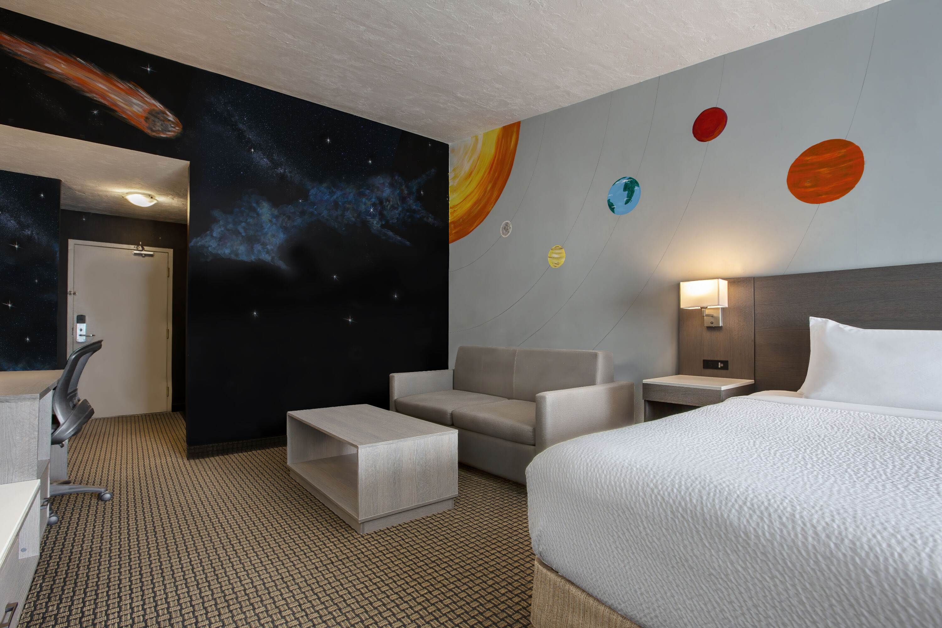 Guest room at the Days Inn & Suites by Wyndham Moncton in Moncton, New Brunswick