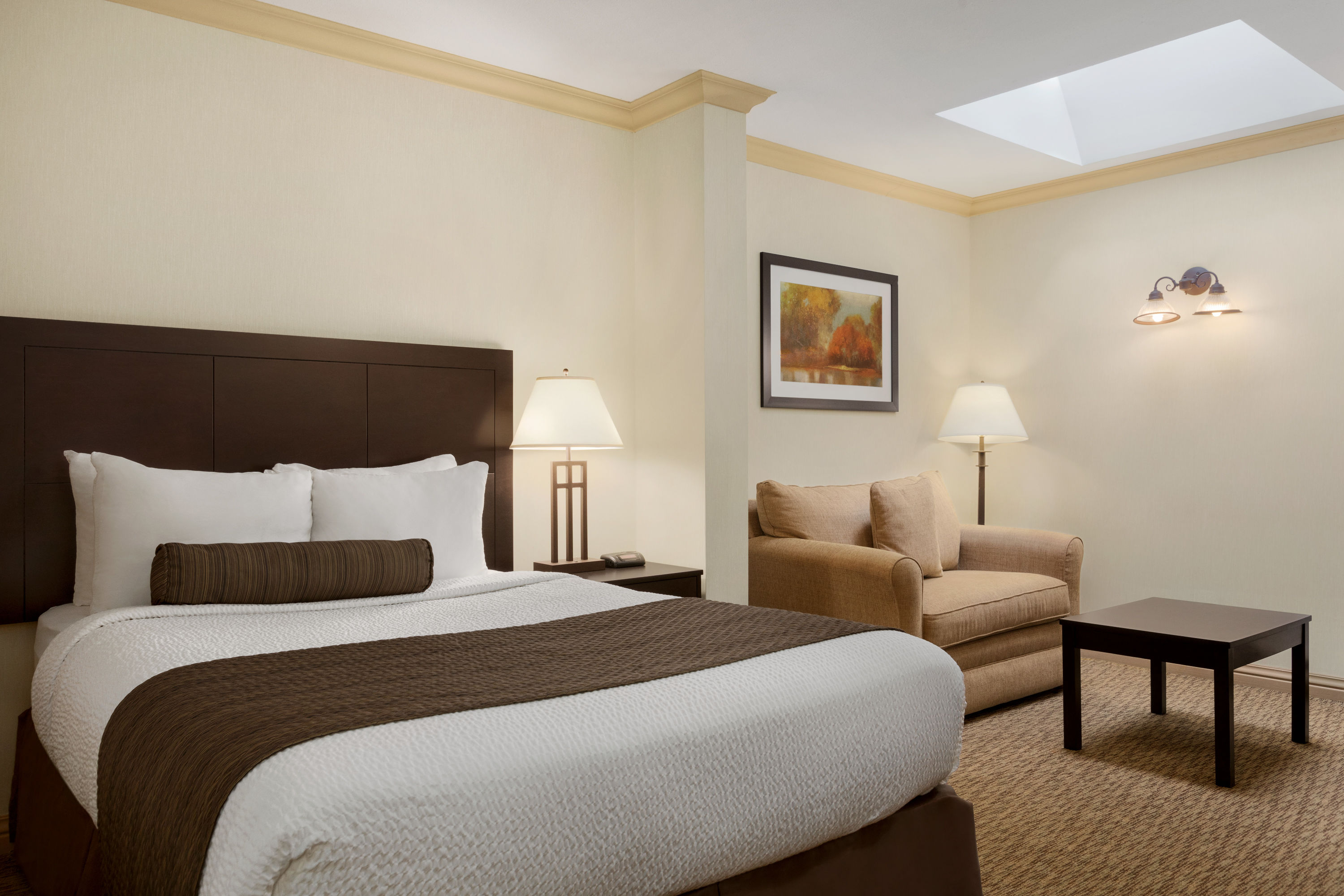 Guest room at the Days Inn & Suites by Wyndham Sault Ste. Marie ON in Sault Ste Marie, Ontario