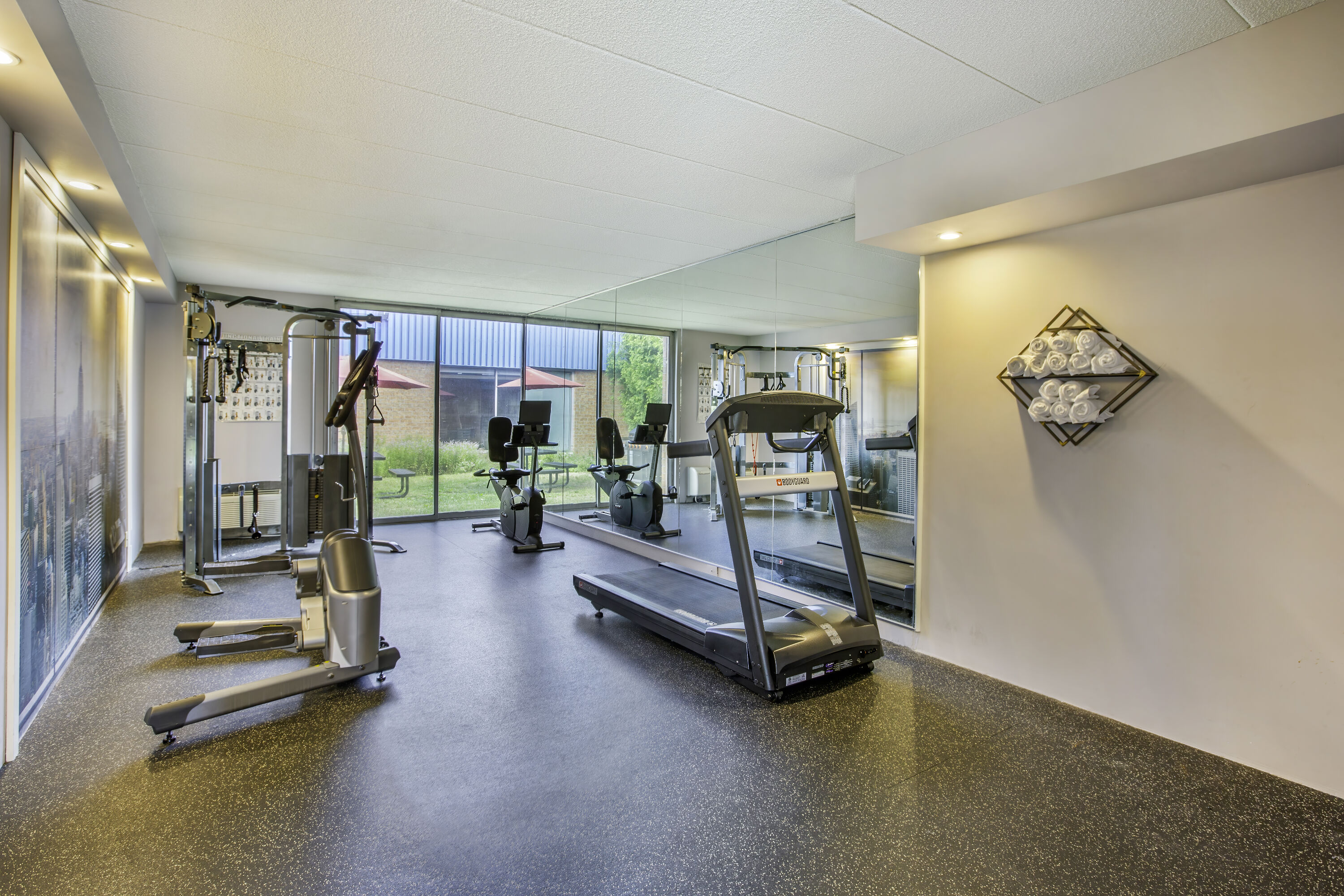 Fitness room at Days Inn by Wyndham Sudbury & Conference Centre in Sudbury, Ontario
