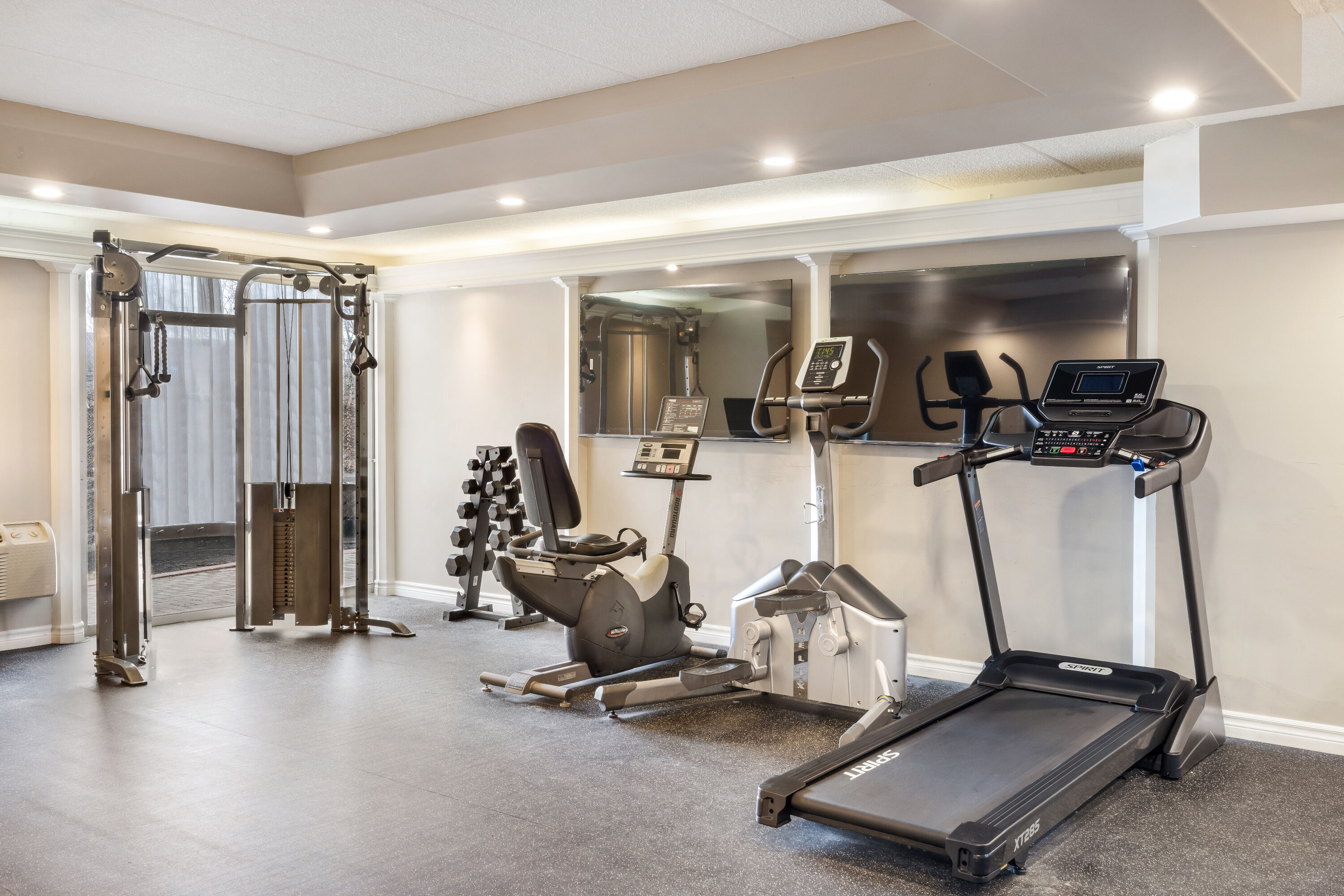 Fitness room at Days Inn by Wyndham Sudbury & Conference Centre in Sudbury, Ontario