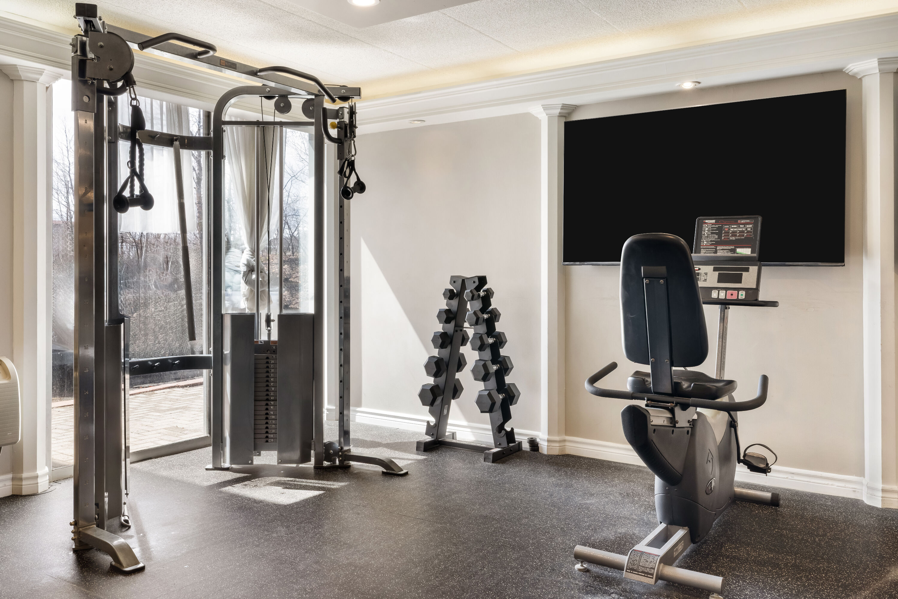 Fitness room at Days Inn by Wyndham Sudbury & Conference Centre in Sudbury, Ontario