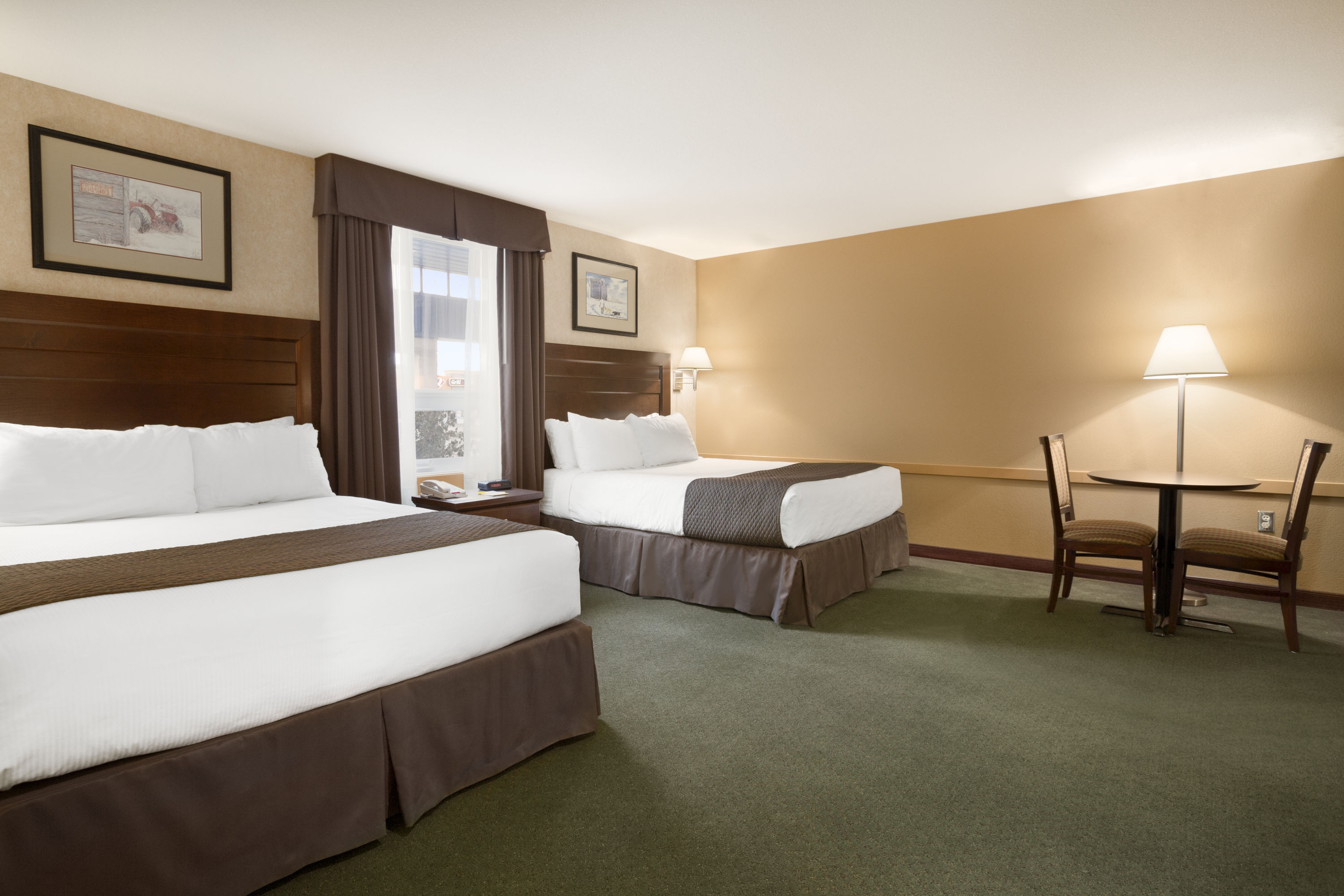 Guest room at the Days Inn by Wyndham Estevan in Estevan, Saskatchewan