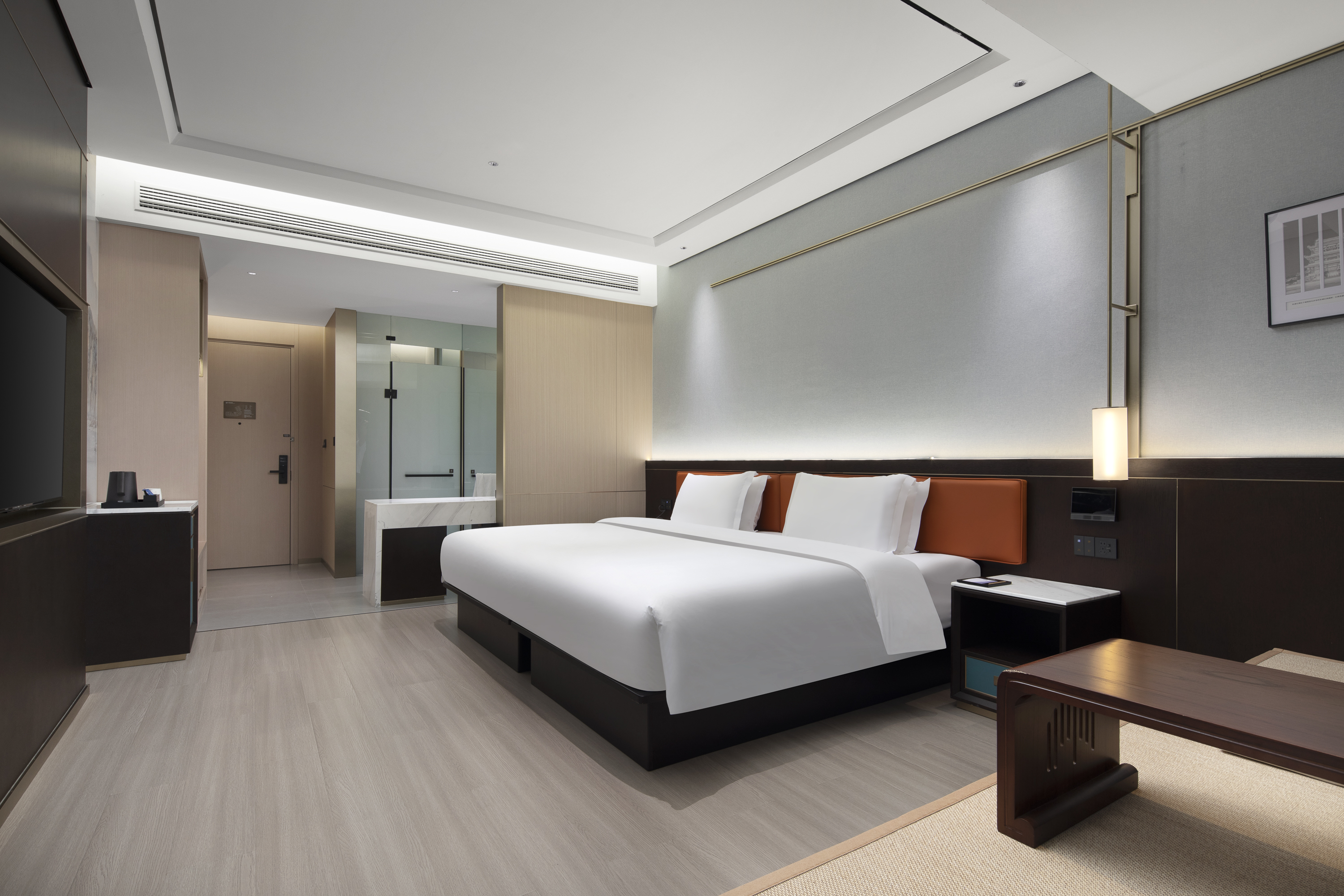 Guest room at the Days Hotel by Wyndham Changsha Kaifu in Changsha, Other than US/Canada