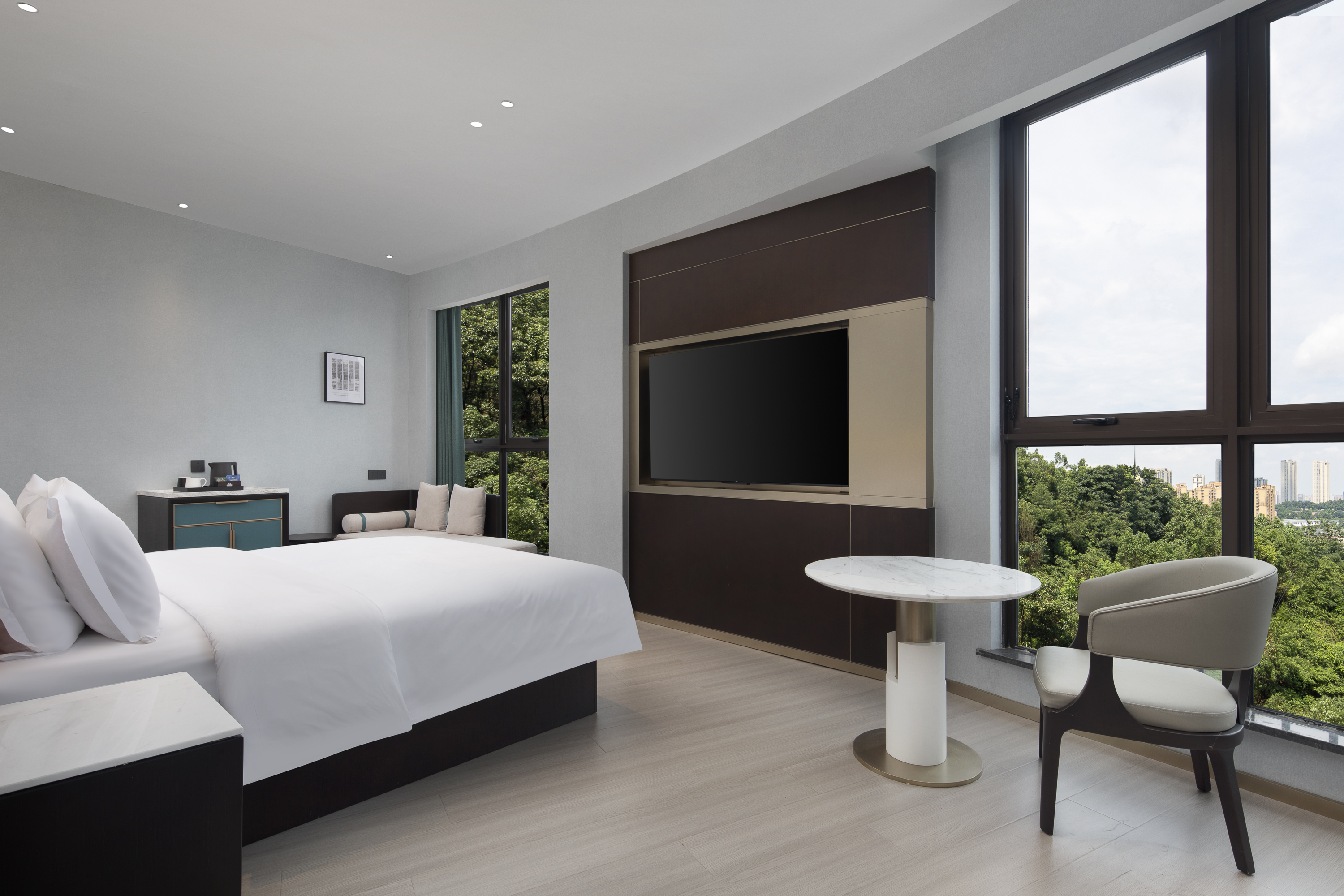 Guest room at the Days Hotel by Wyndham Changsha Kaifu in Changsha, Other than US/Canada