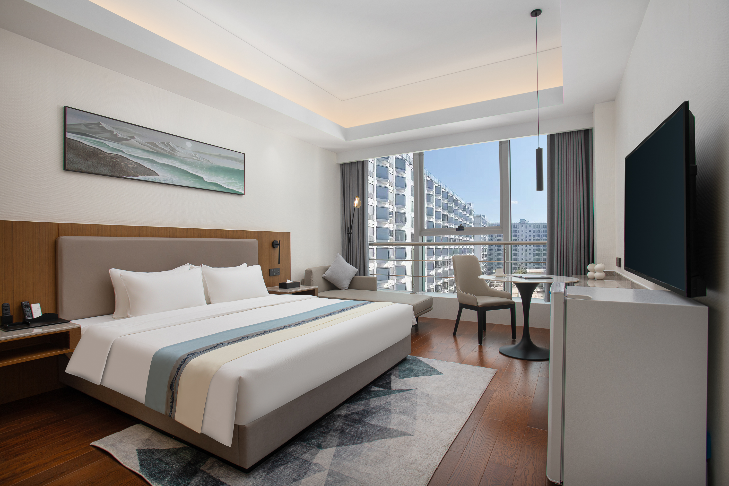 Guest room at the Days Hotel by Wyndham Changsha Huanghua Intl Airport in Changsha, Other than US/Canada