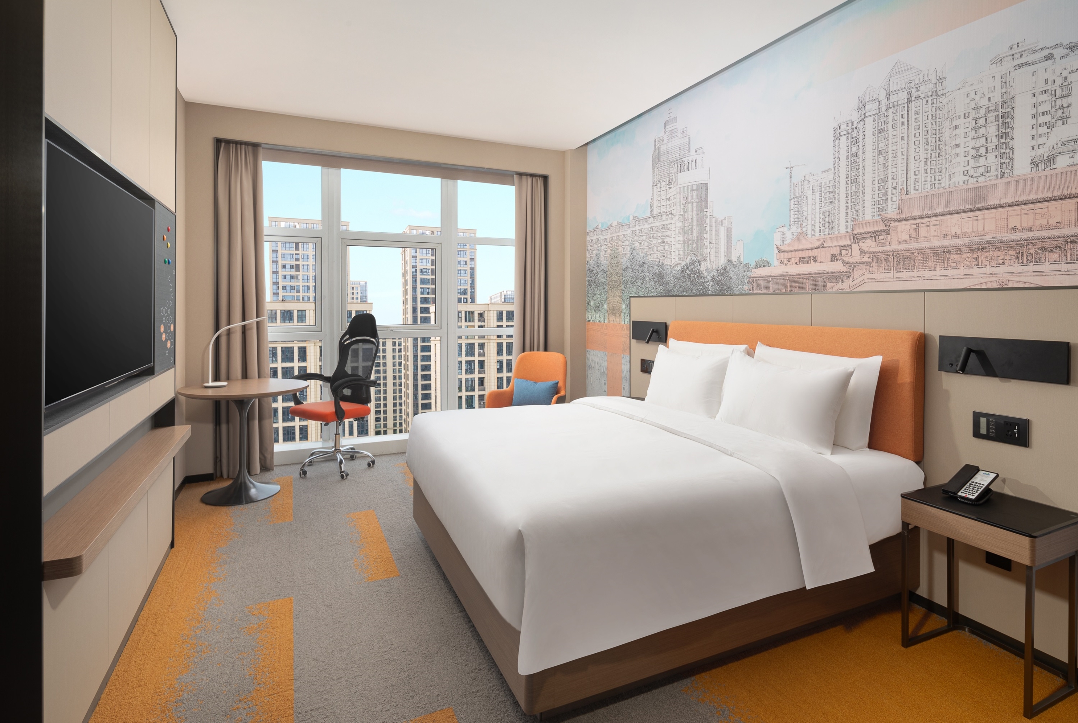 Guest room at the Days Hotel by Wyndham Chengdu Wenjiang in Chengdu, Other than US/Canada