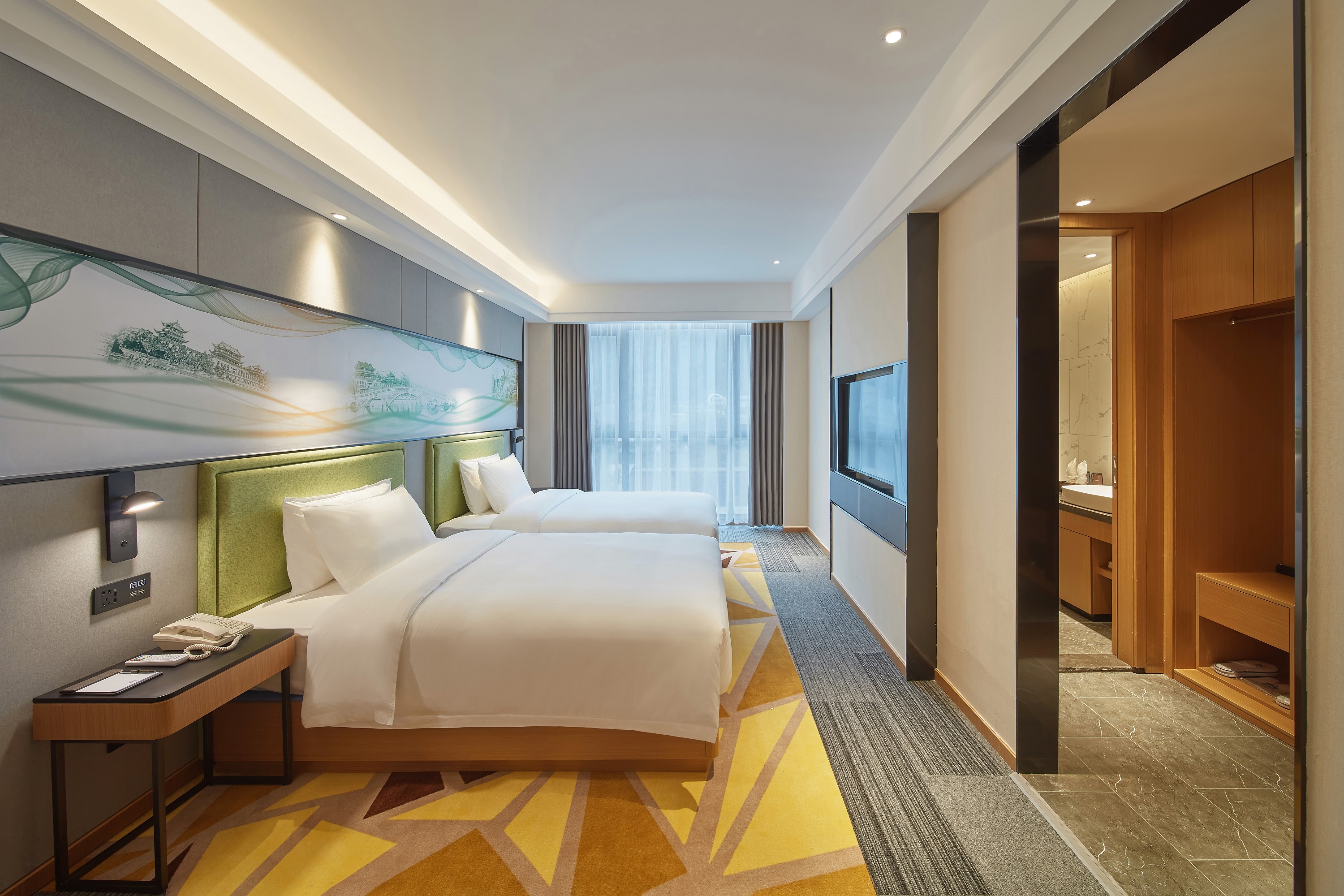 Guest room at the Days Hotel by Wyndham Bishan Chongqing in Chongqing, Other than US/Canada