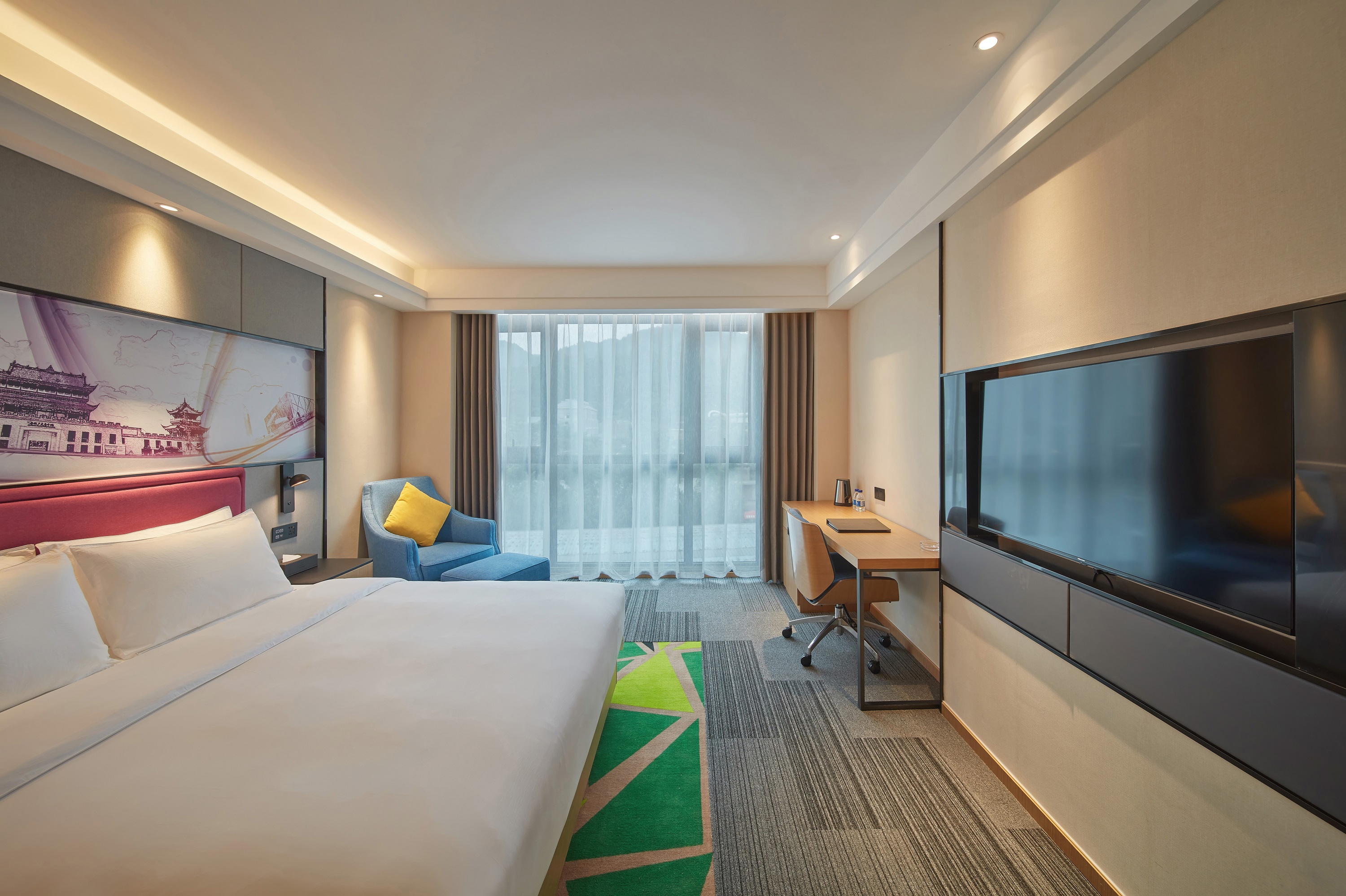 Guest room at the Days Hotel by Wyndham Bishan Chongqing in Chongqing, Other than US/Canada
