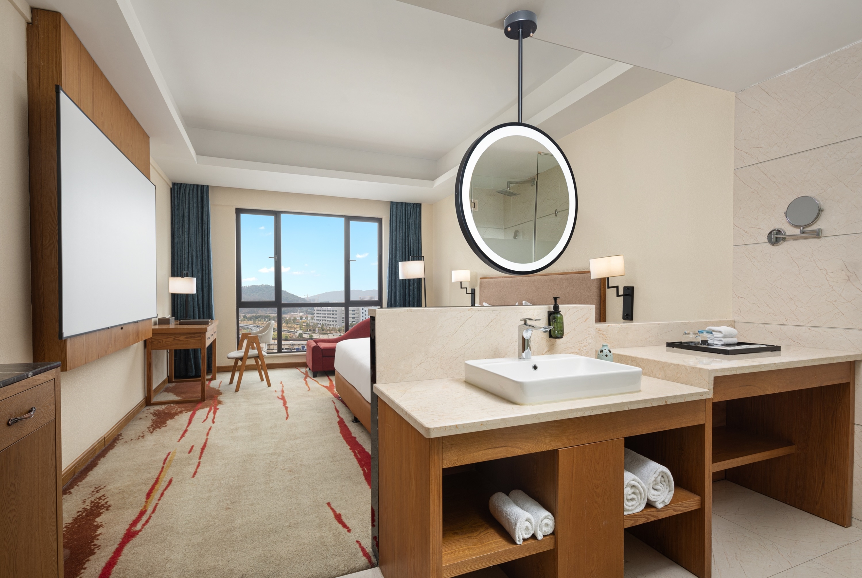 Guest room at the Days Inn by Wyndham Hangzhou Zhuantang in Hangzhou, Other than US/Canada