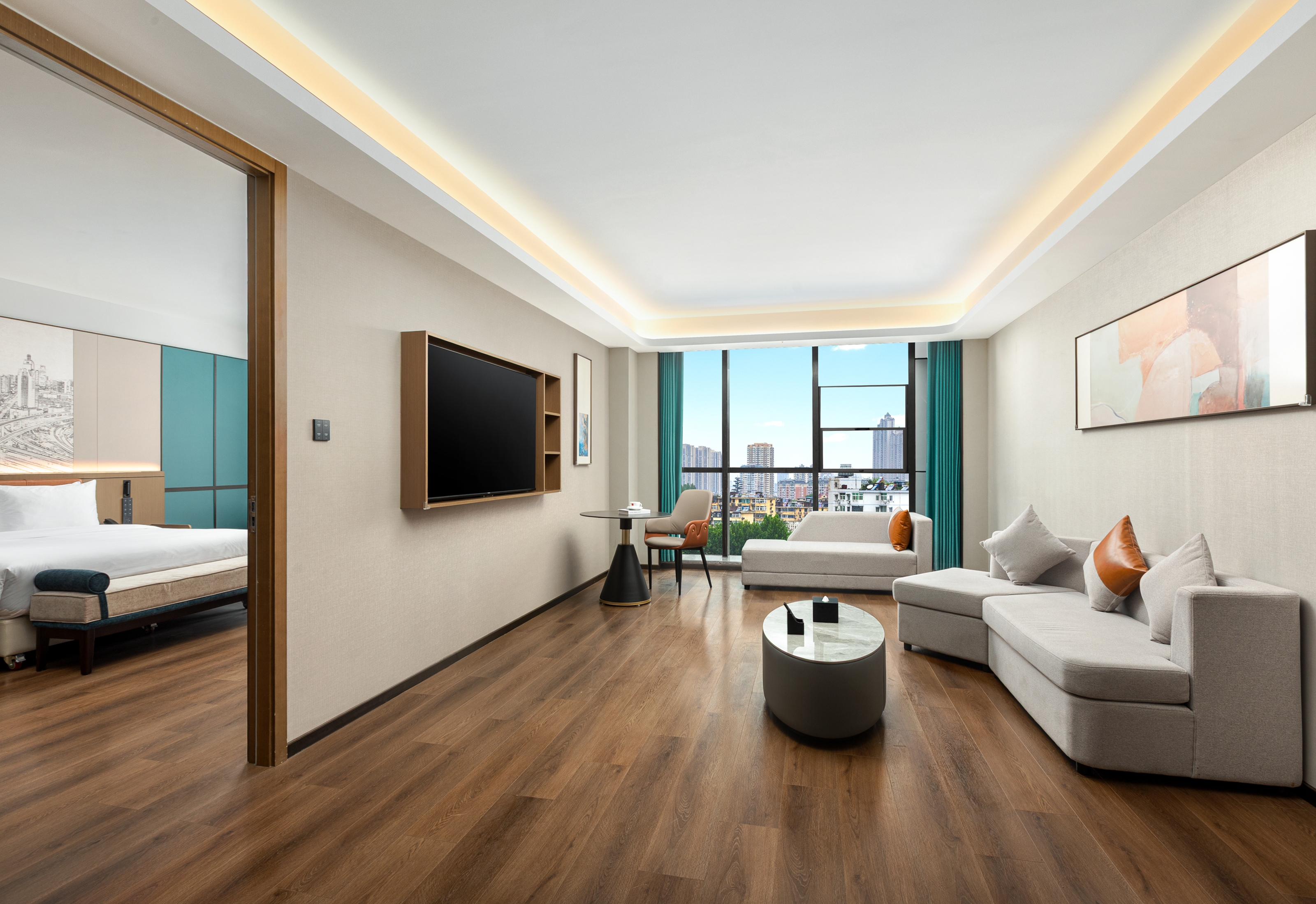 Guest room at the Days Hotel by Wyndham Hefei Huaihe Road Walking Street in Hefei, Other than US/Canada