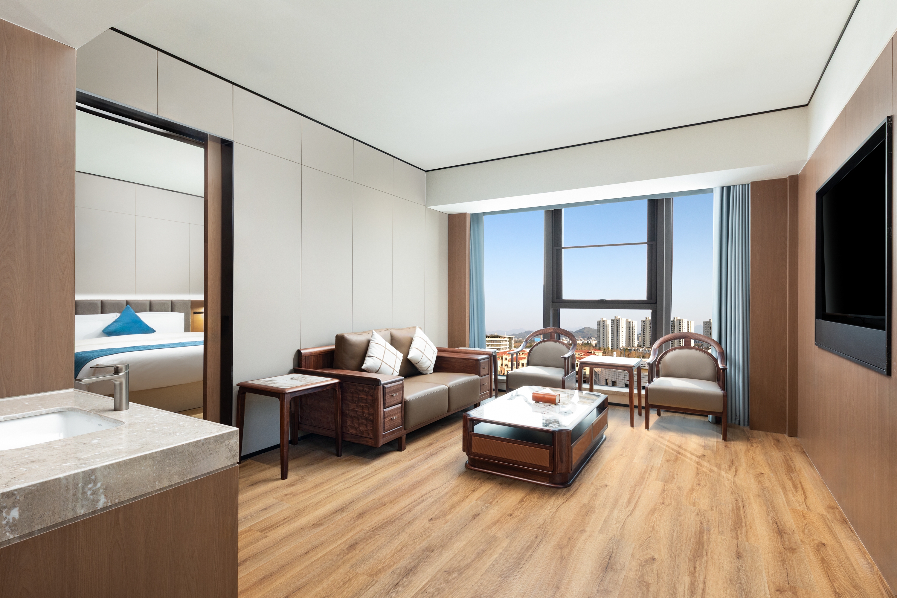 Guest room at the Days Hotel by Wyndham Huzhou Anji in Huzhou, Other than US/Canada