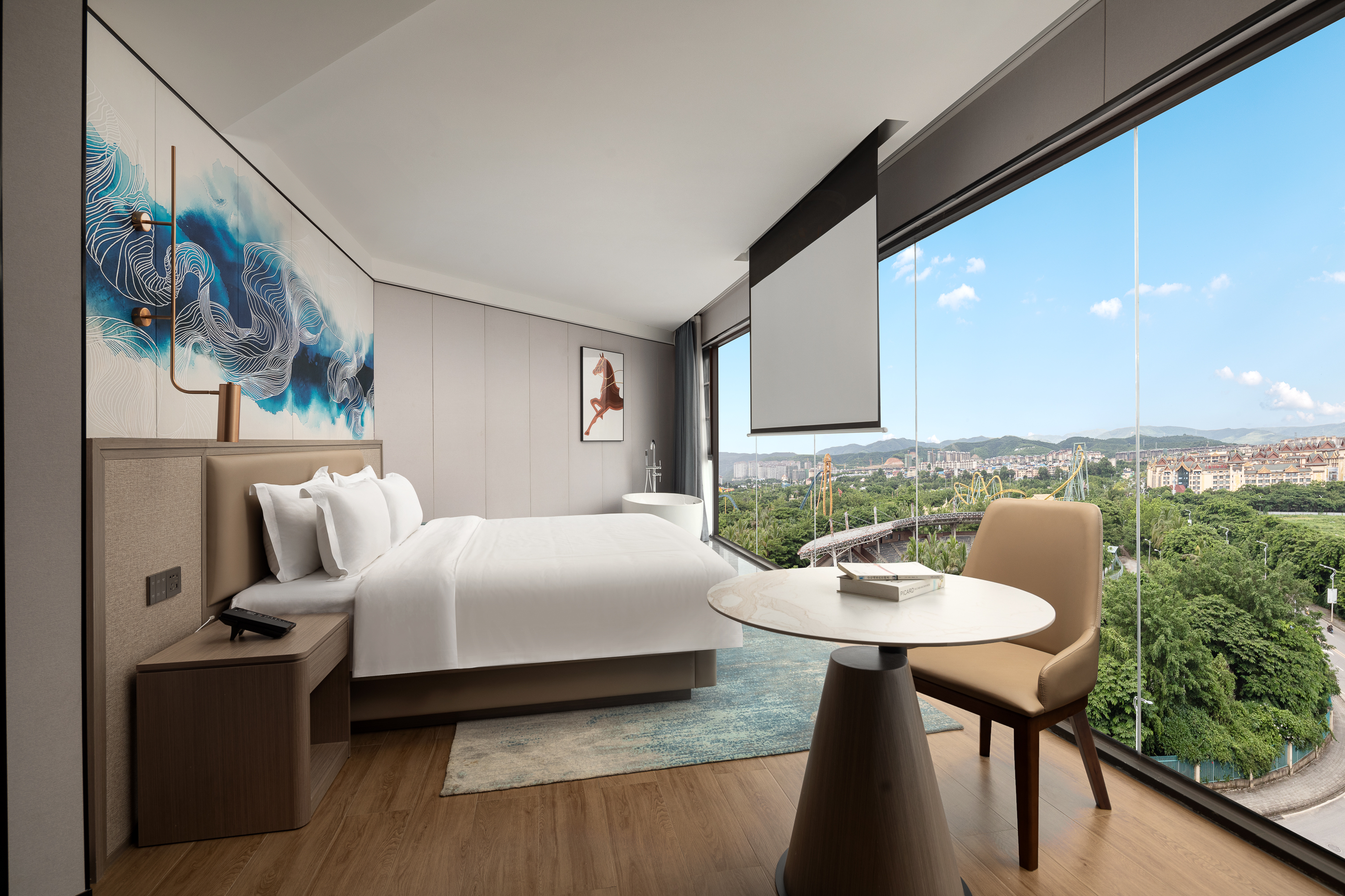 Guest room at the Days Hotel by Wyndham Xishuangbanna Jinghong in Jinghong City, Other than US/Canada