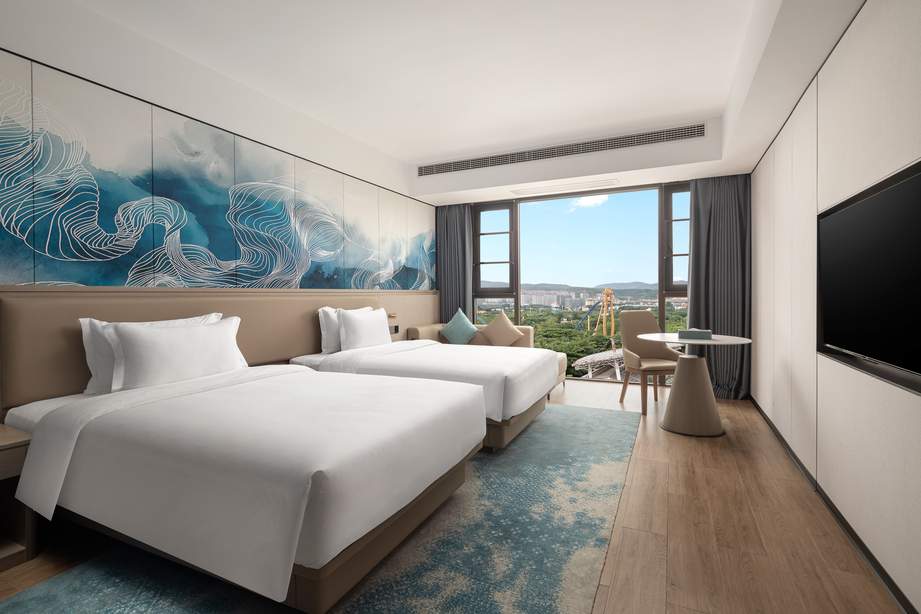 Guest room at the Days Hotel by Wyndham Xishuangbanna Jinghong in Jinghong City, Other than US/Canada