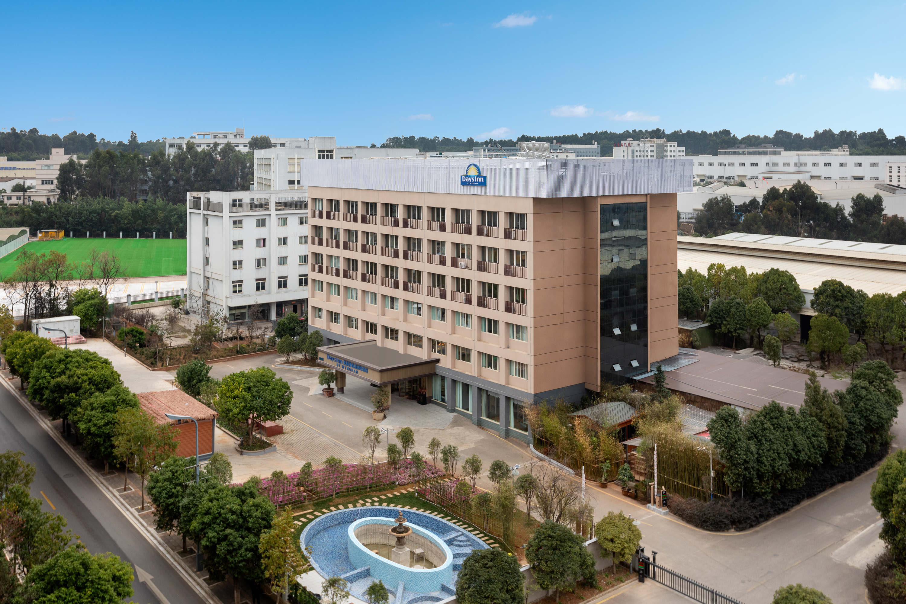 Exterior of Days Inn by Wyndham Kunming Airport Economic Zone hotel in Kunming, Other than US/Canada