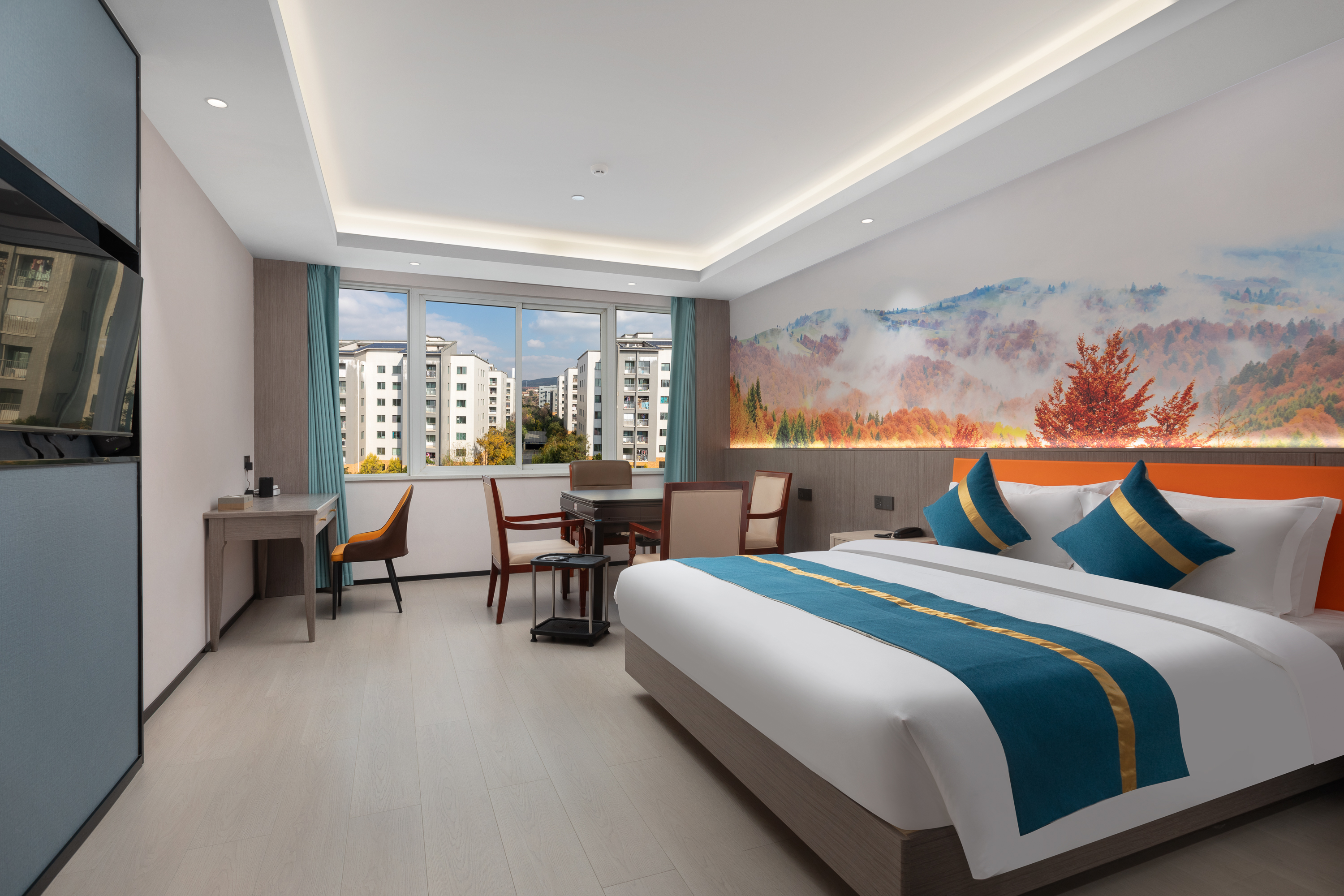 Guest room at the Days Inn by Wyndham Kunming Airport Economic Zone in Kunming, Other than US/Canada