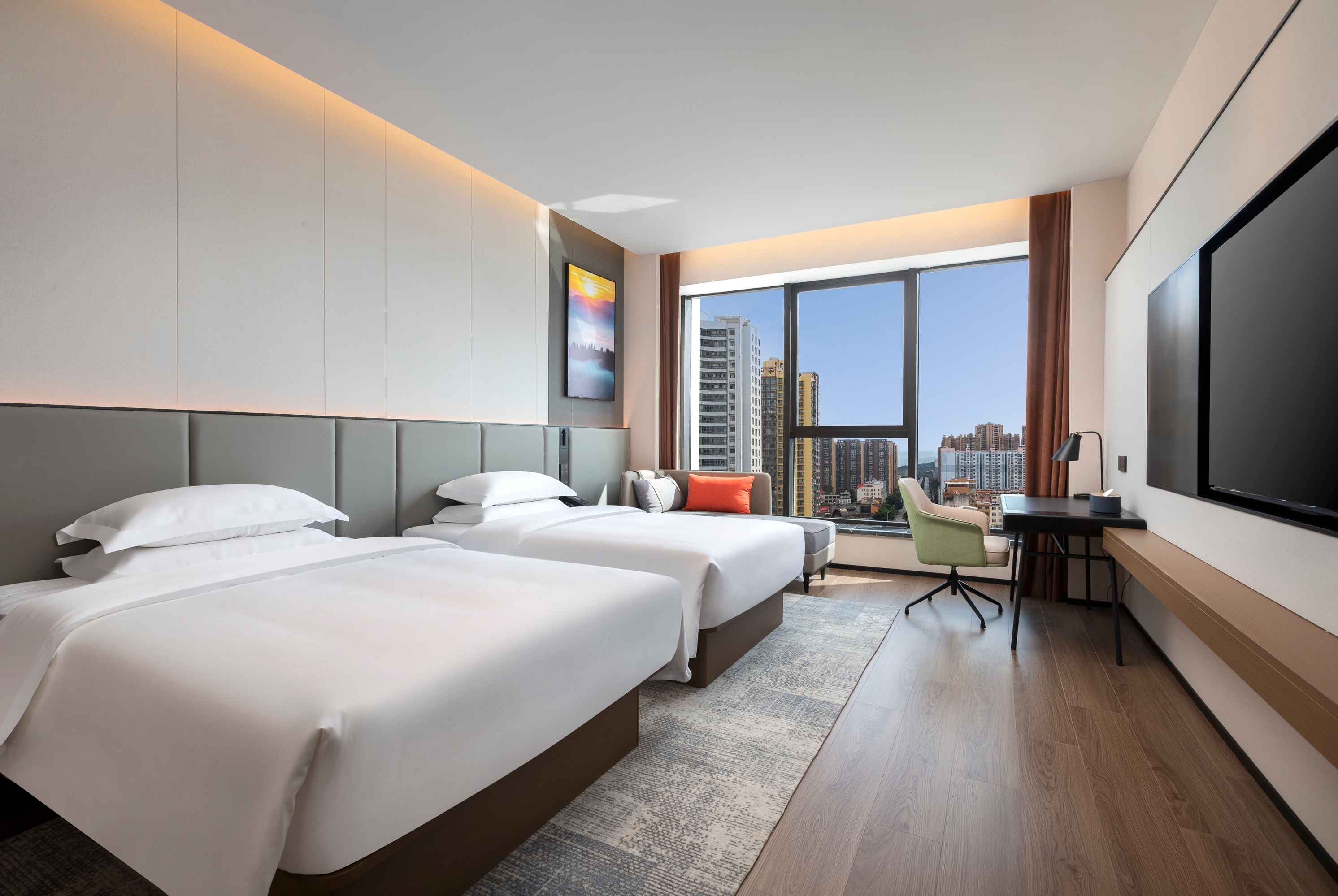 Guest room at the Days Hotel by Wyndham Kunming Yiliang in Kunming, Other than US/Canada