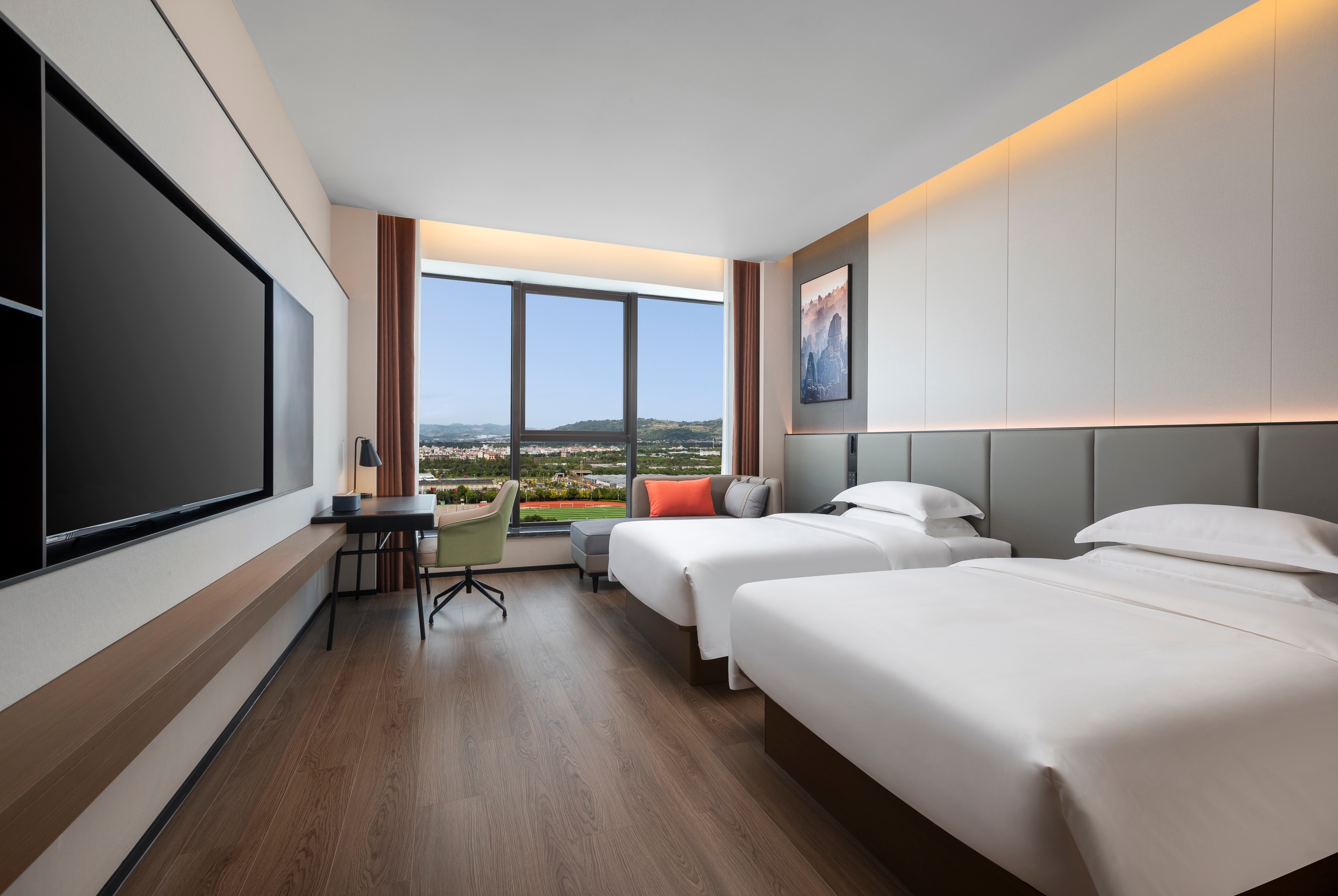 Guest room at the Days Hotel by Wyndham Kunming Yiliang in Kunming, Other than US/Canada