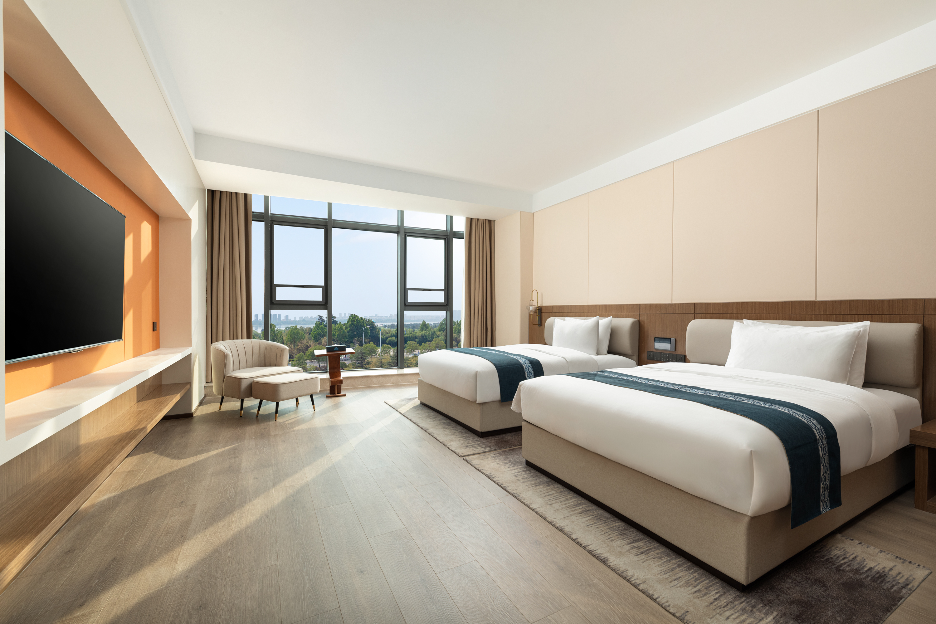 Guest room at the Days Inn by Wyndham Linyi Yihe New Area in Linyi, Other than US/Canada