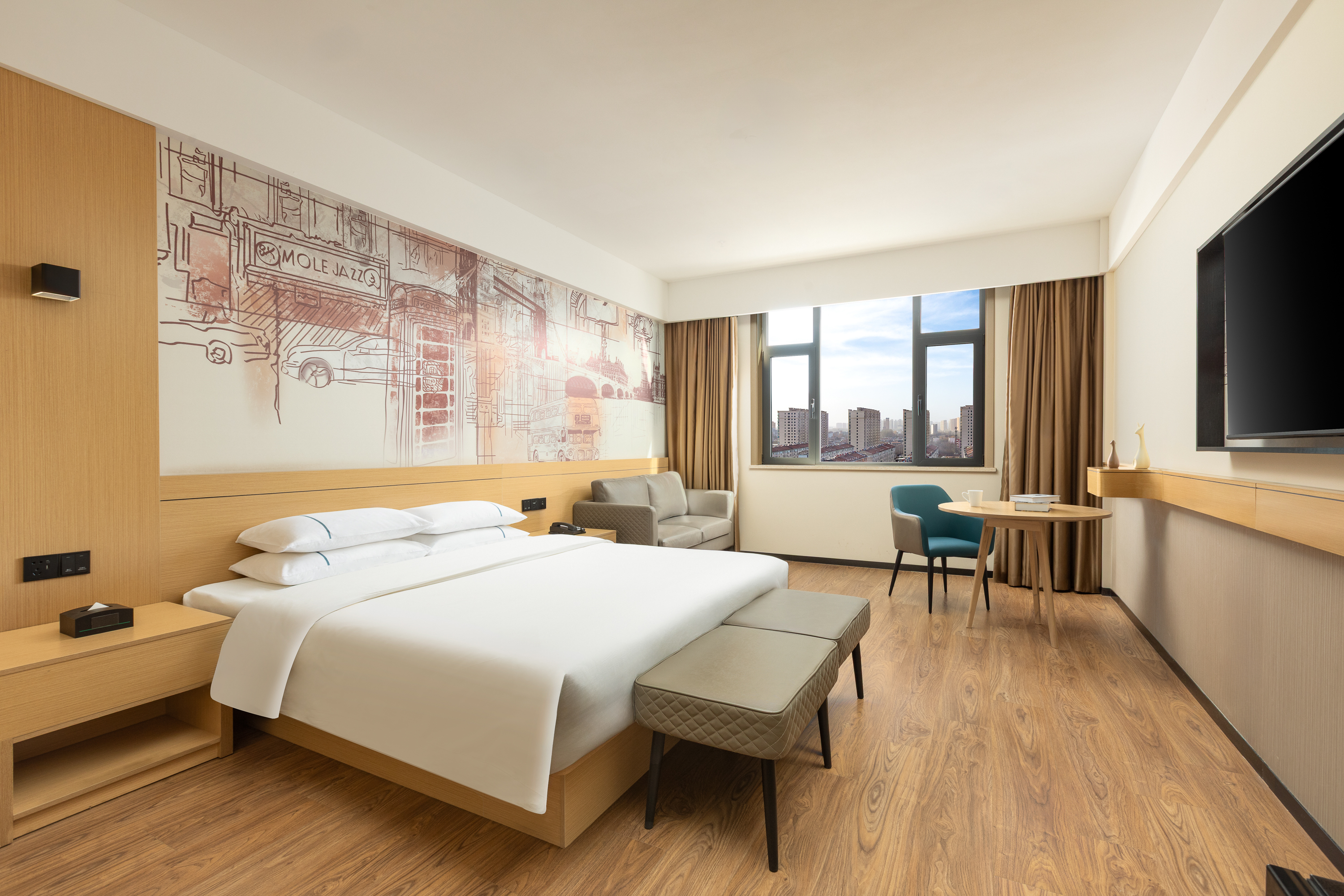 Guest room at the Days Hotel by Wyndham Changzhi Luzhou in Luzhou, Other than US/Canada