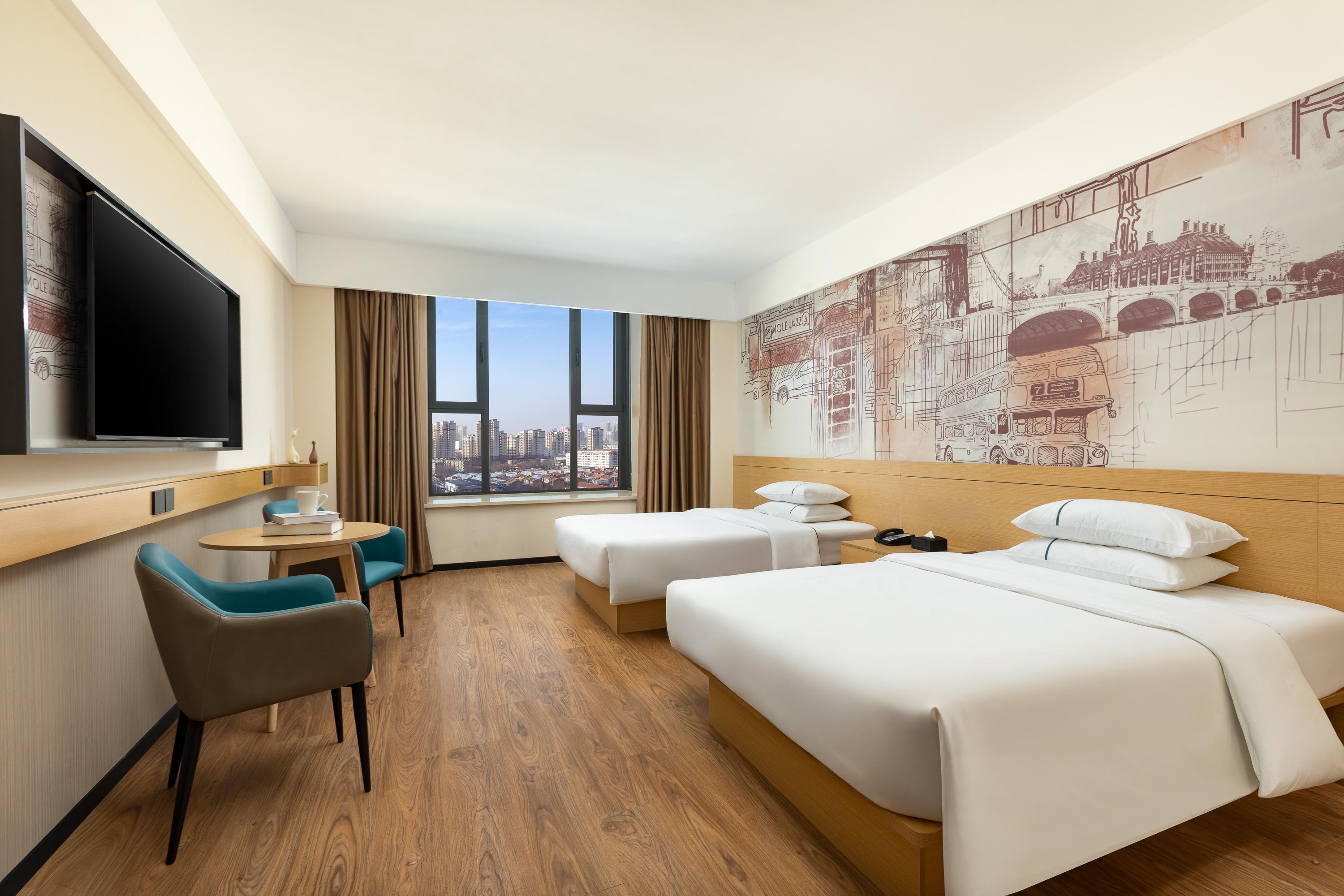 Guest room at the Days Hotel by Wyndham Changzhi Luzhou in Luzhou, Other than US/Canada