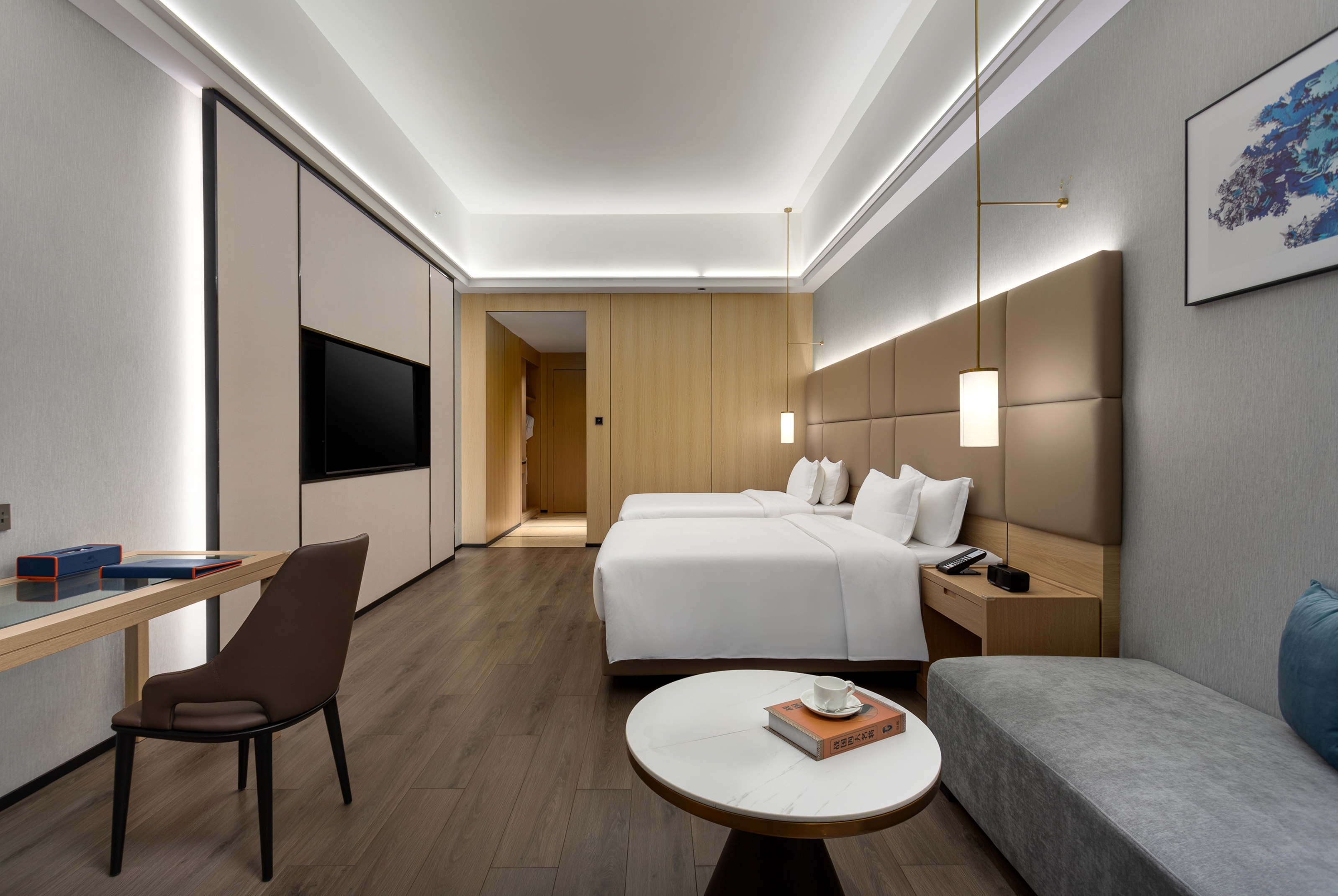 Guest room at the Days Hotel by Wyndham Shenzhen Sanlian in Shenzhen, Other than US/Canada