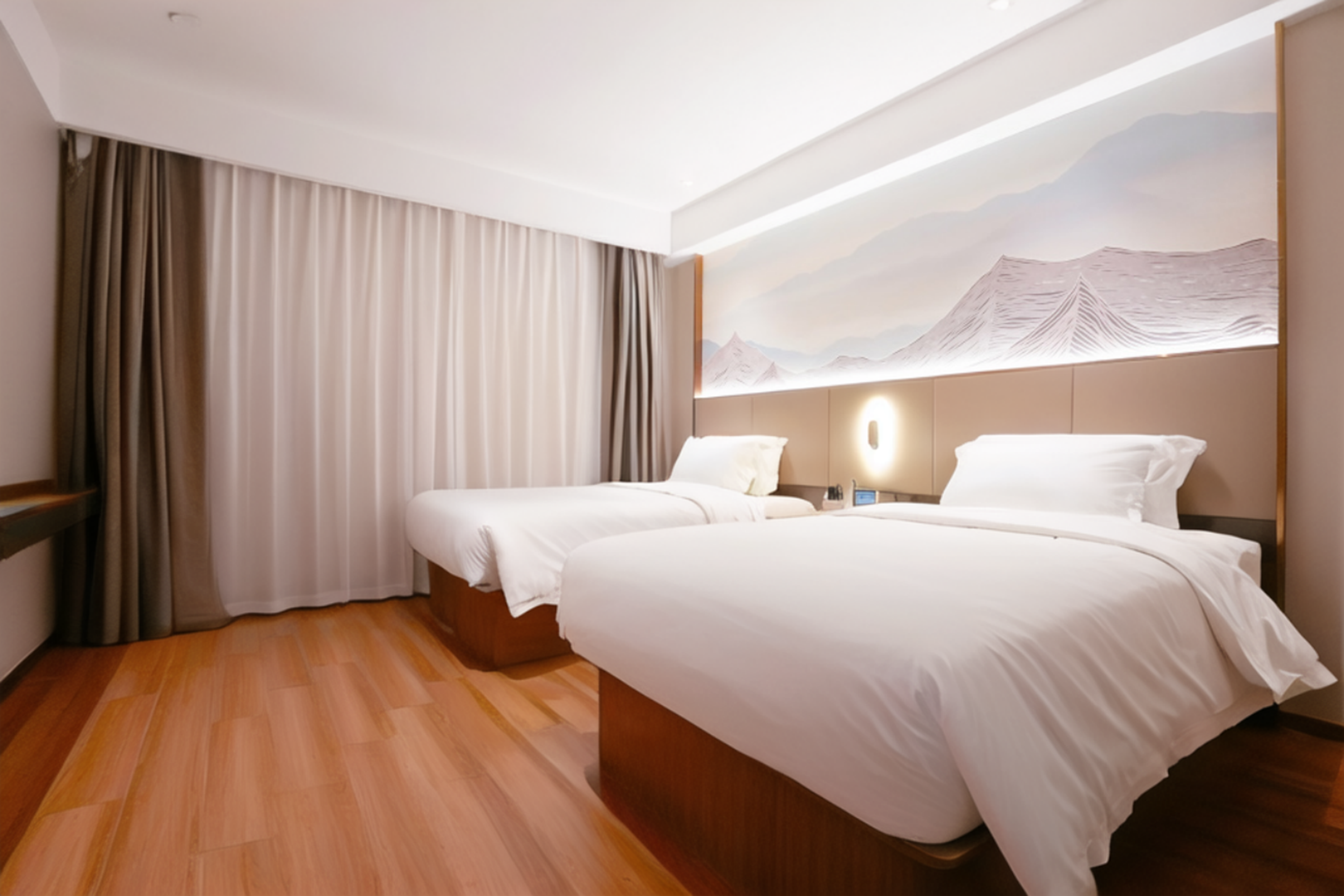Guest room at the Days Hotel by Wyndham Yancheng Hi-tech Park in Yancheng, Other than US/Canada