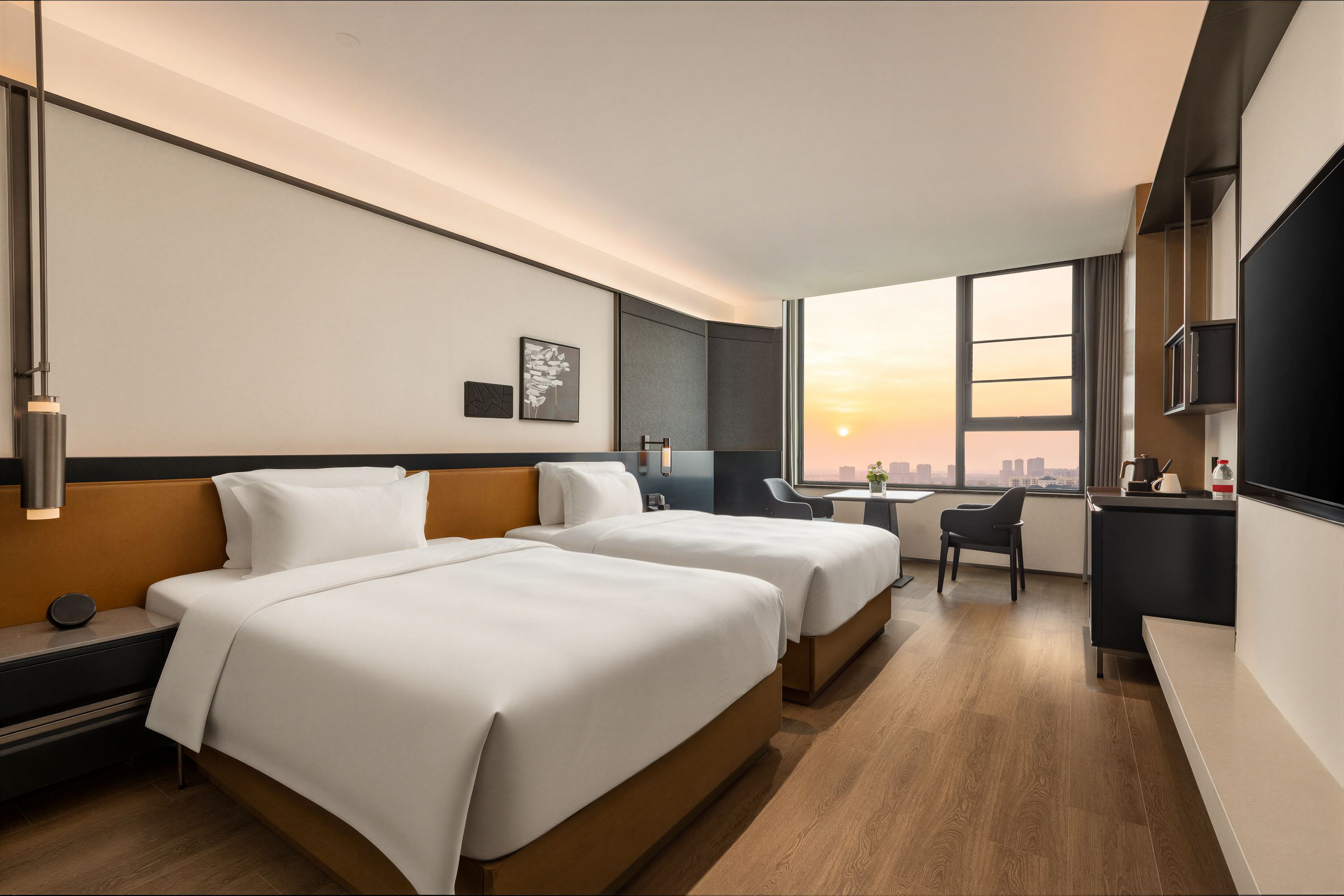 Guest room at the Days Hotel by Wyndham Yichun Gaoan in Yichun, Other than US/Canada